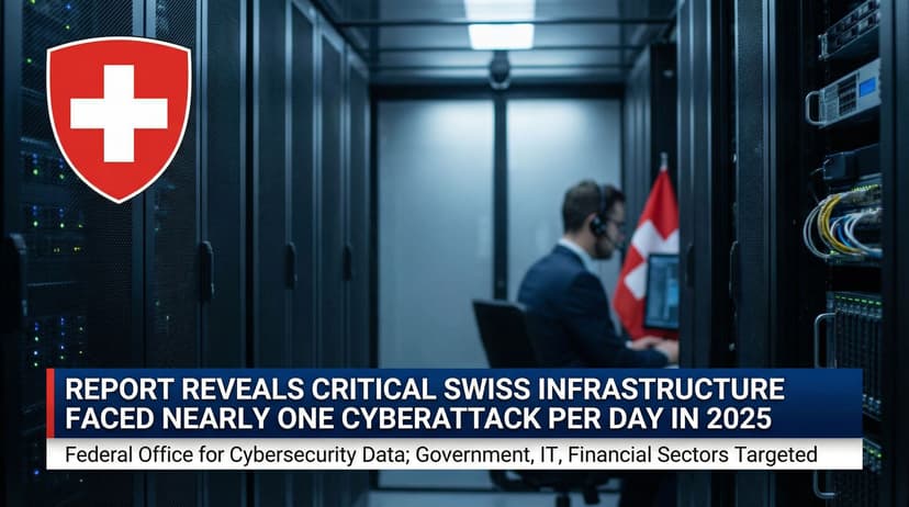 Report Reveals Critical Swiss Infrastructure Faced Nearly One Cyberattack Per Day in 2025