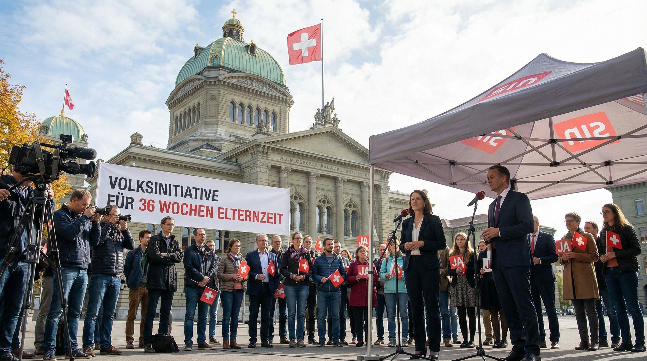 Swiss initiative calls for 36-week parental leave reform