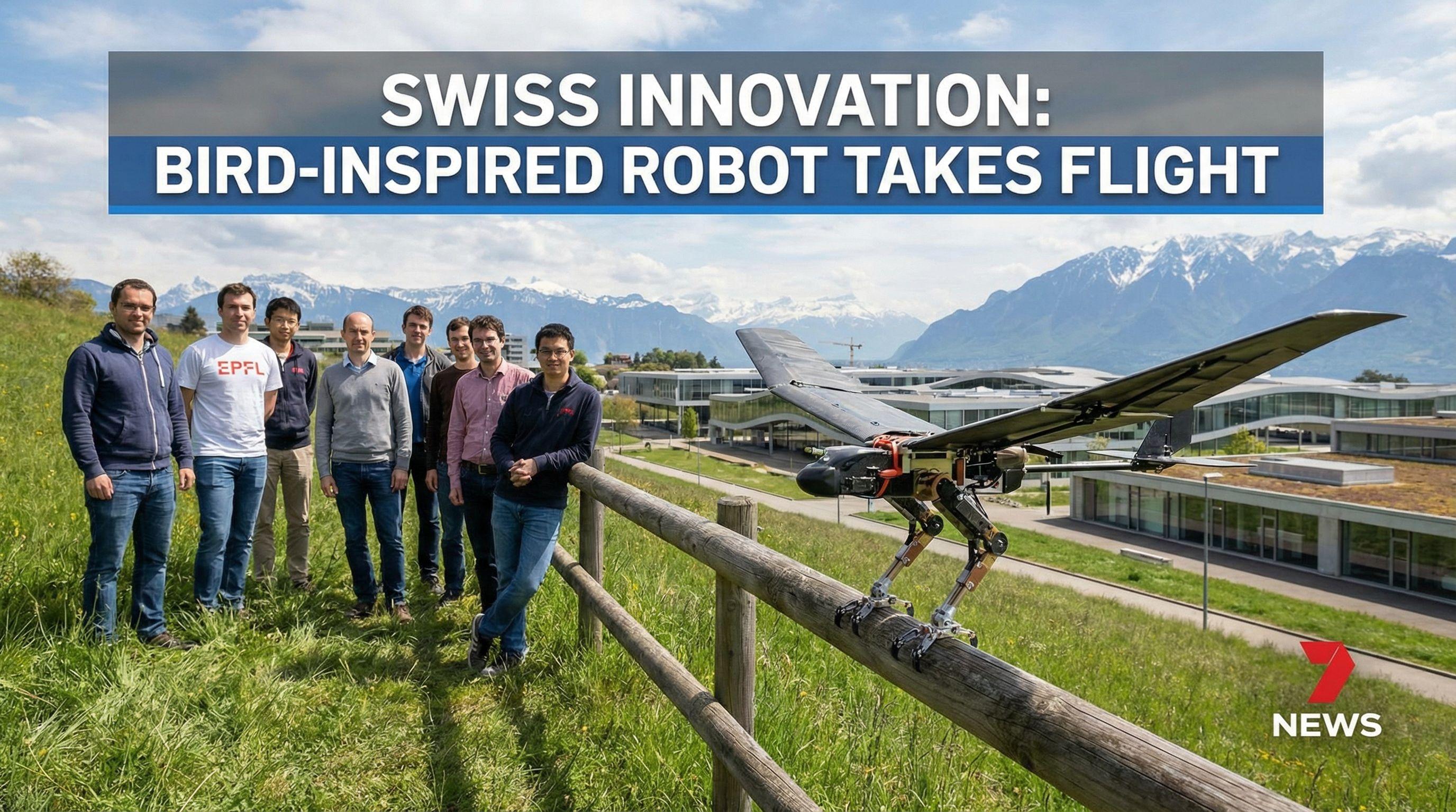 Swiss Innovation: Bird-Inspired Robot Takes Flight