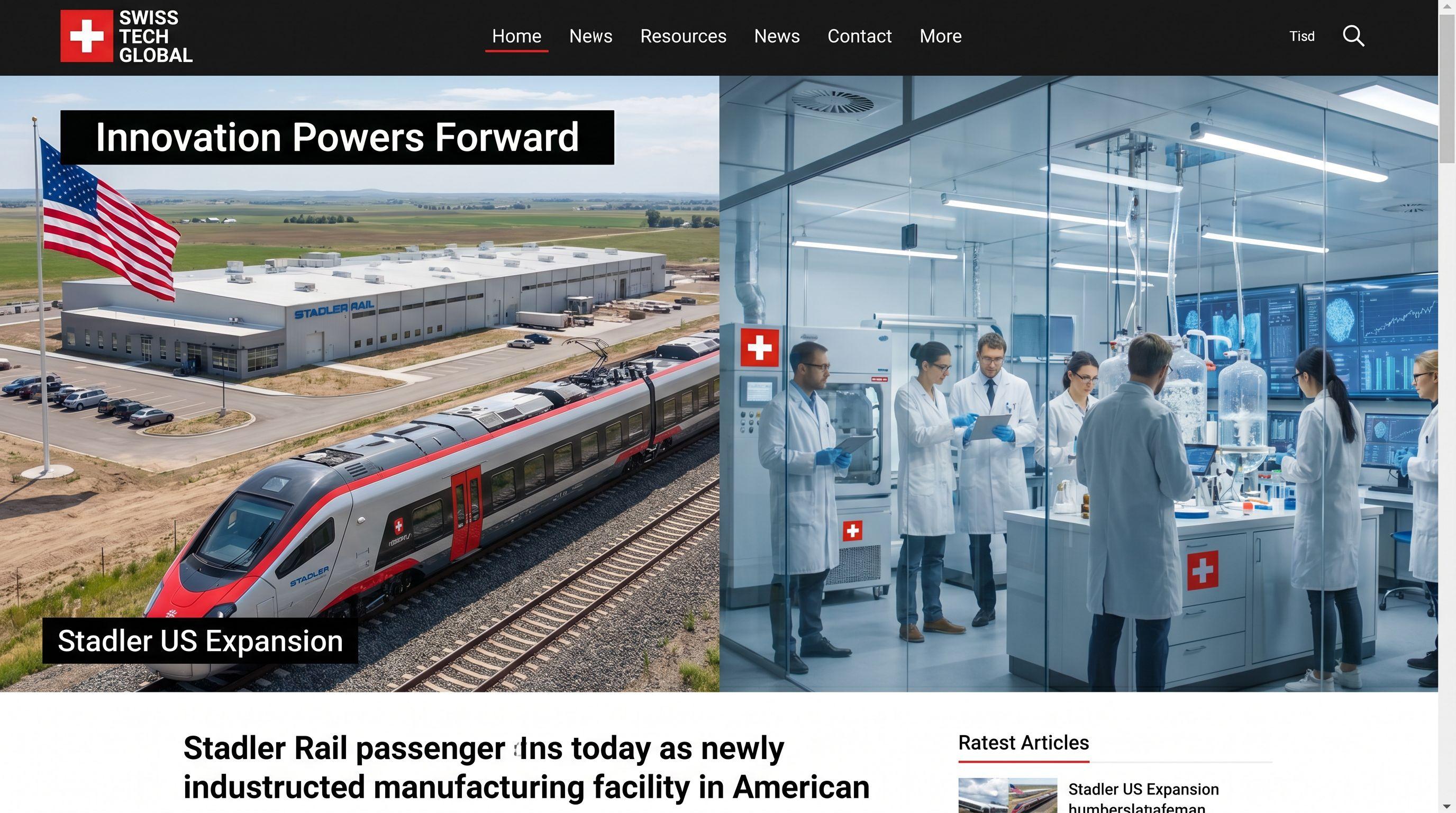 Innovation Powers Forward: Stadler Rail Expands in US as Synthetic Fuel Research Advances