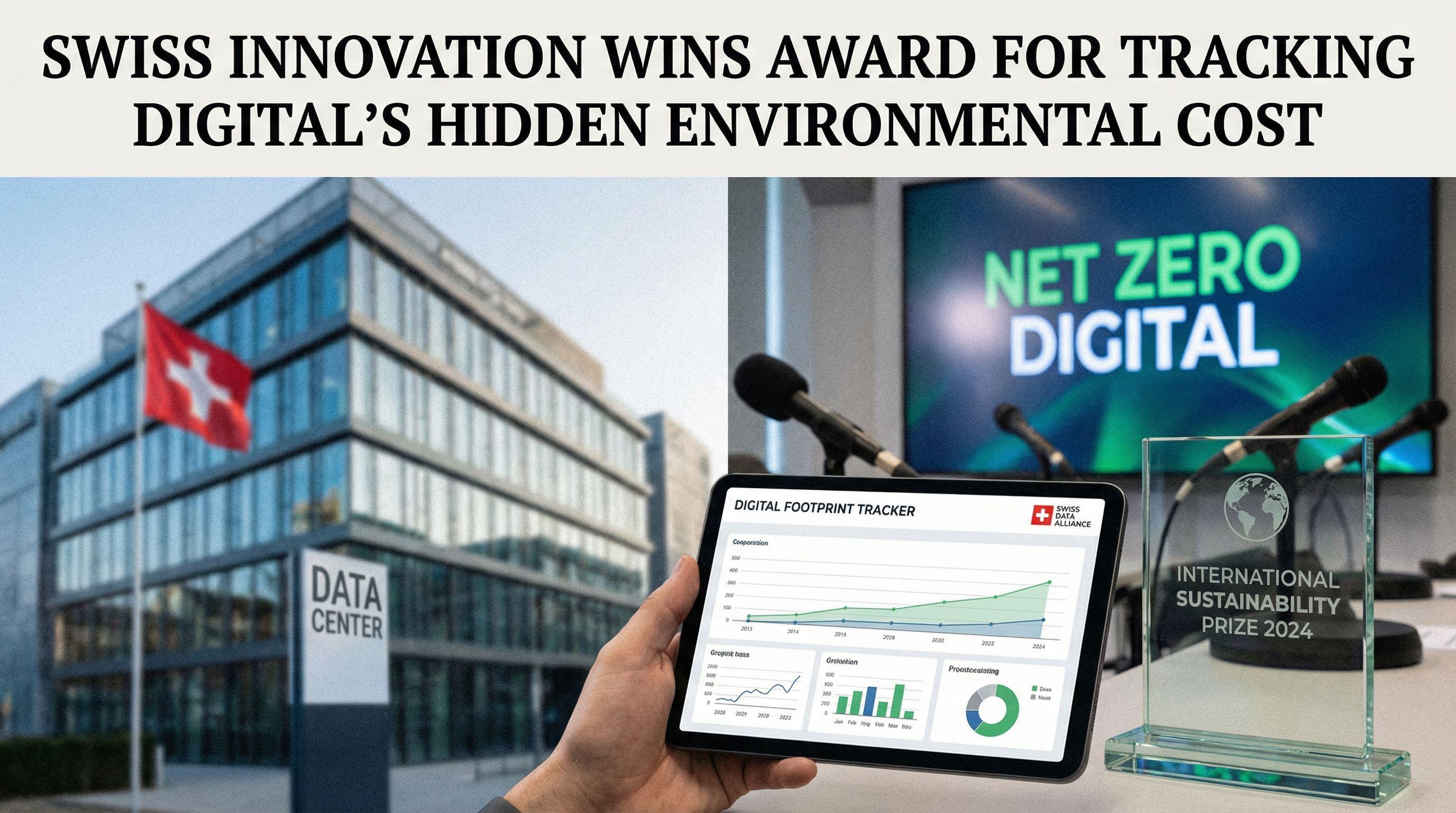 Swiss Innovation Wins Award for Tracking Digital's Hidden Environmental Cost