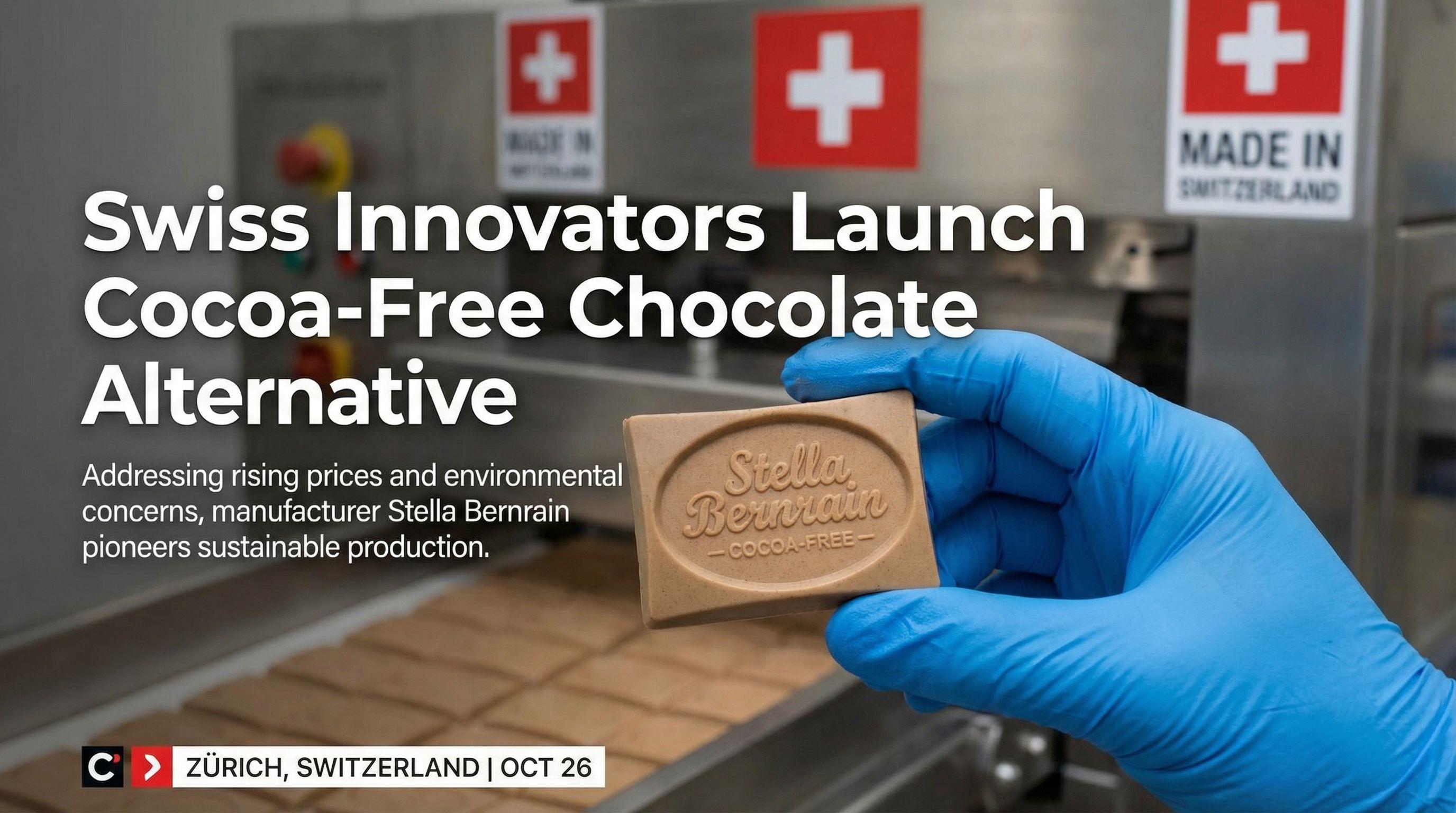 Swiss Innovators Launch Cocoa-Free Chocolate Alternative