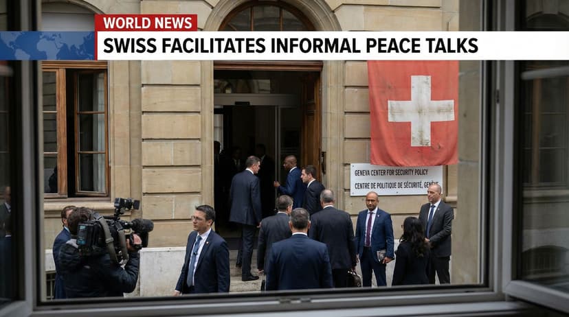 Swiss Institute Facilitates Informal Peace Talks Between Russia, Ukraine and US