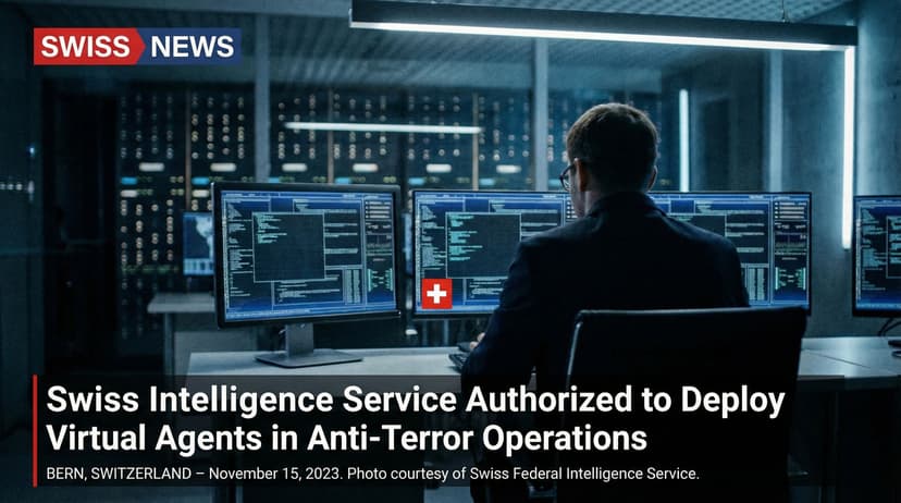 Swiss Intelligence Service Authorized to Deploy Virtual Agents in Anti-Terror Operations
