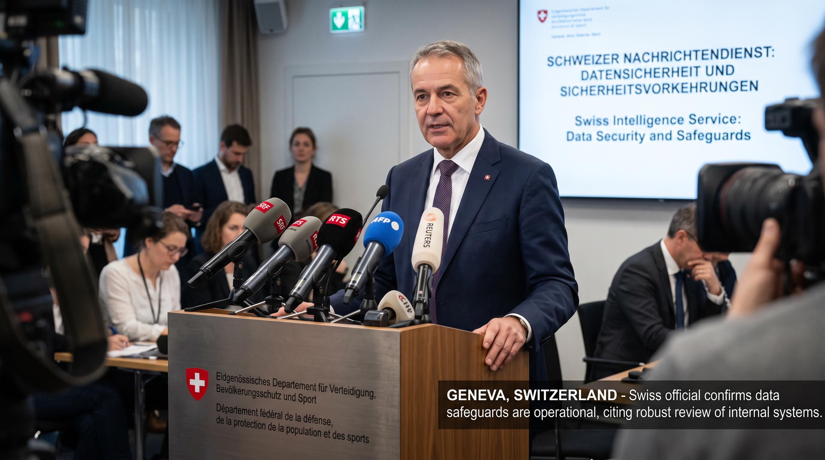 Swiss intelligence service says most data-leak safeguards are in place