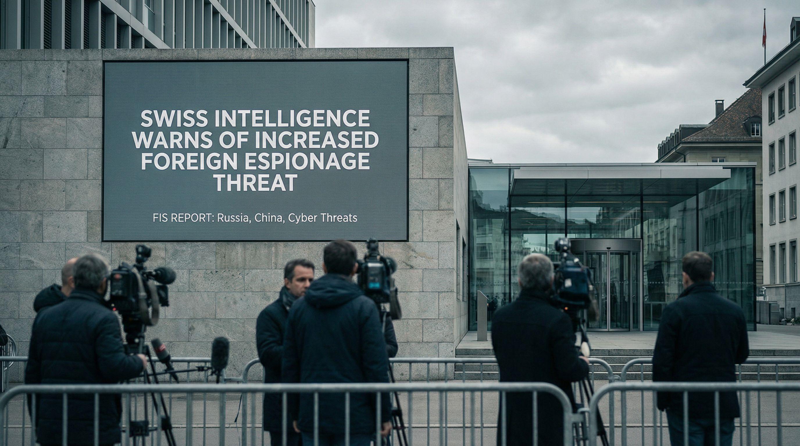Swiss Intelligence Warns of Increased Foreign Espionage Threat