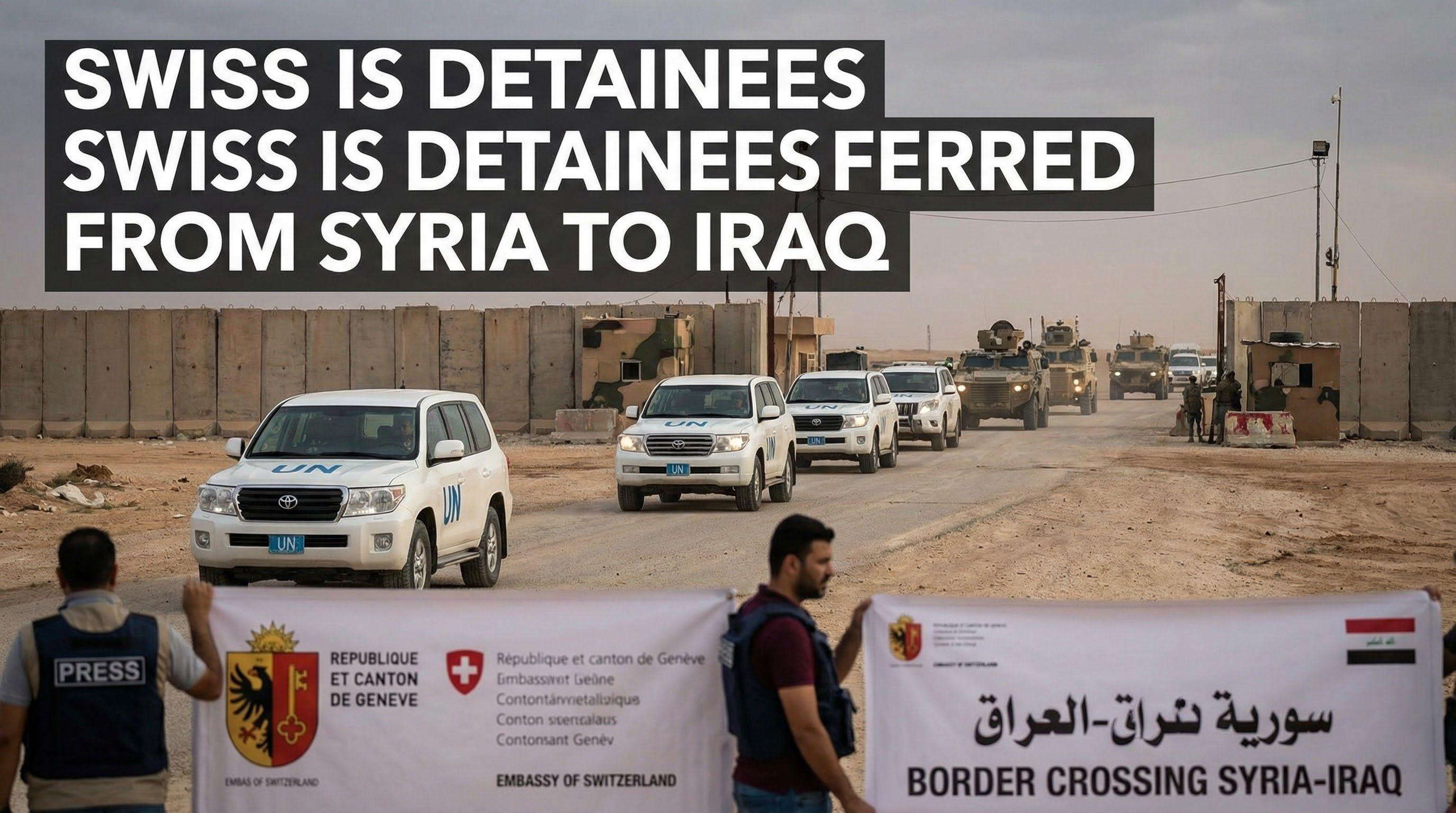 Swiss IS Detainees Transferred from Syria to Iraq