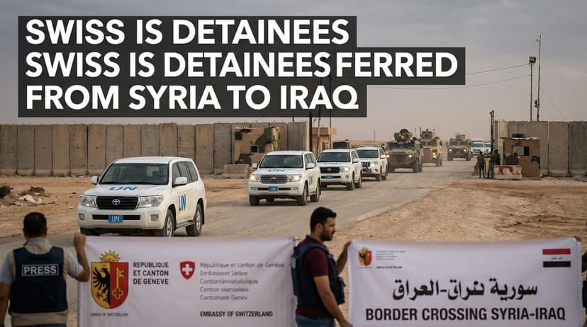 Swiss IS Detainees Transferred from Syria to Iraq