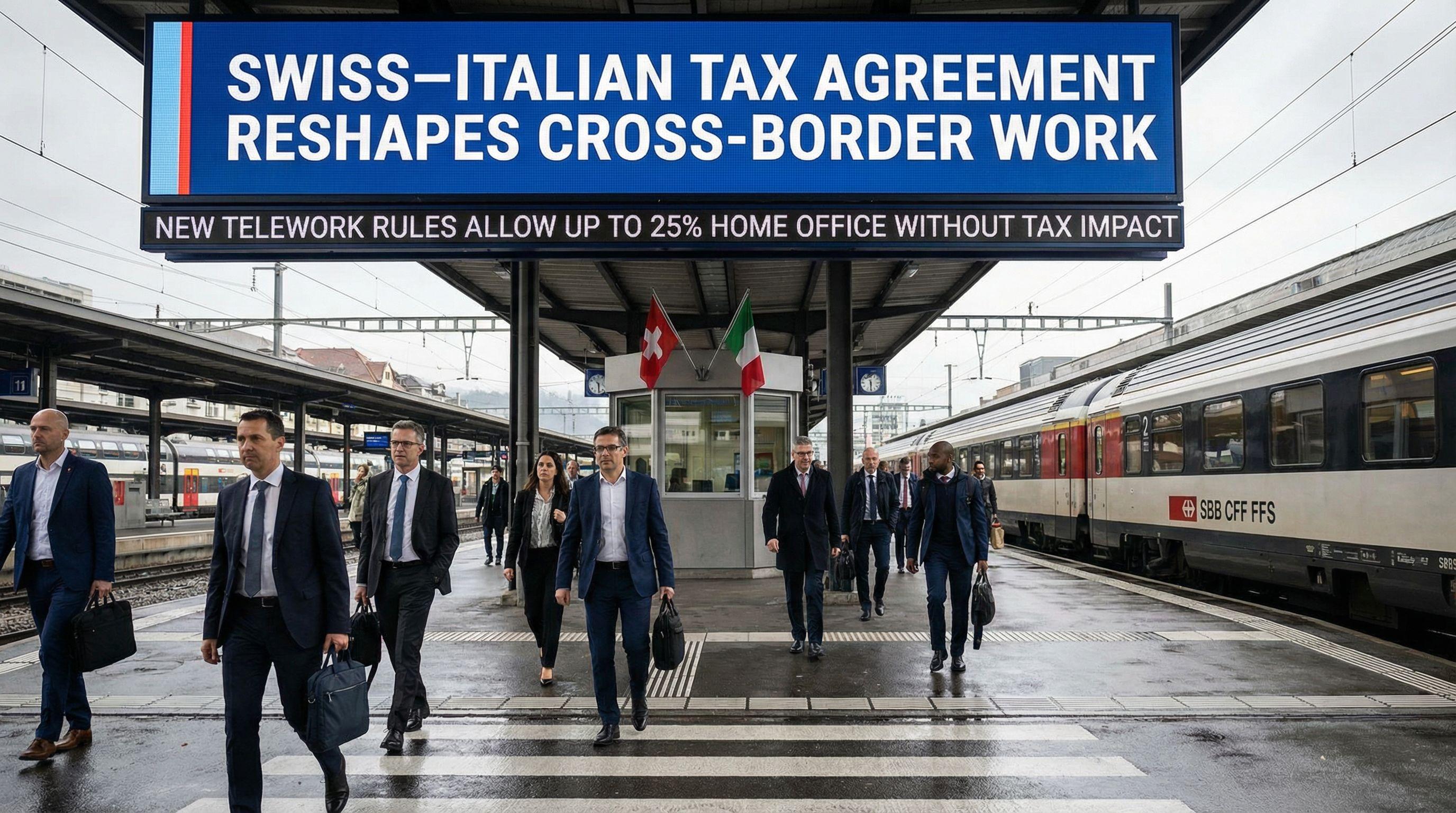 Swiss-Italian Tax Agreement Reshapes Cross-Border Work