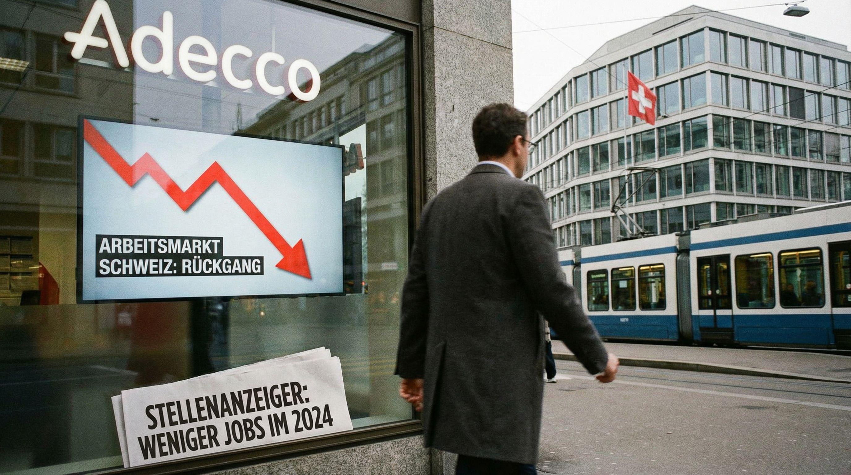 Swiss Job Market Shows First Decline Since Pandemic
