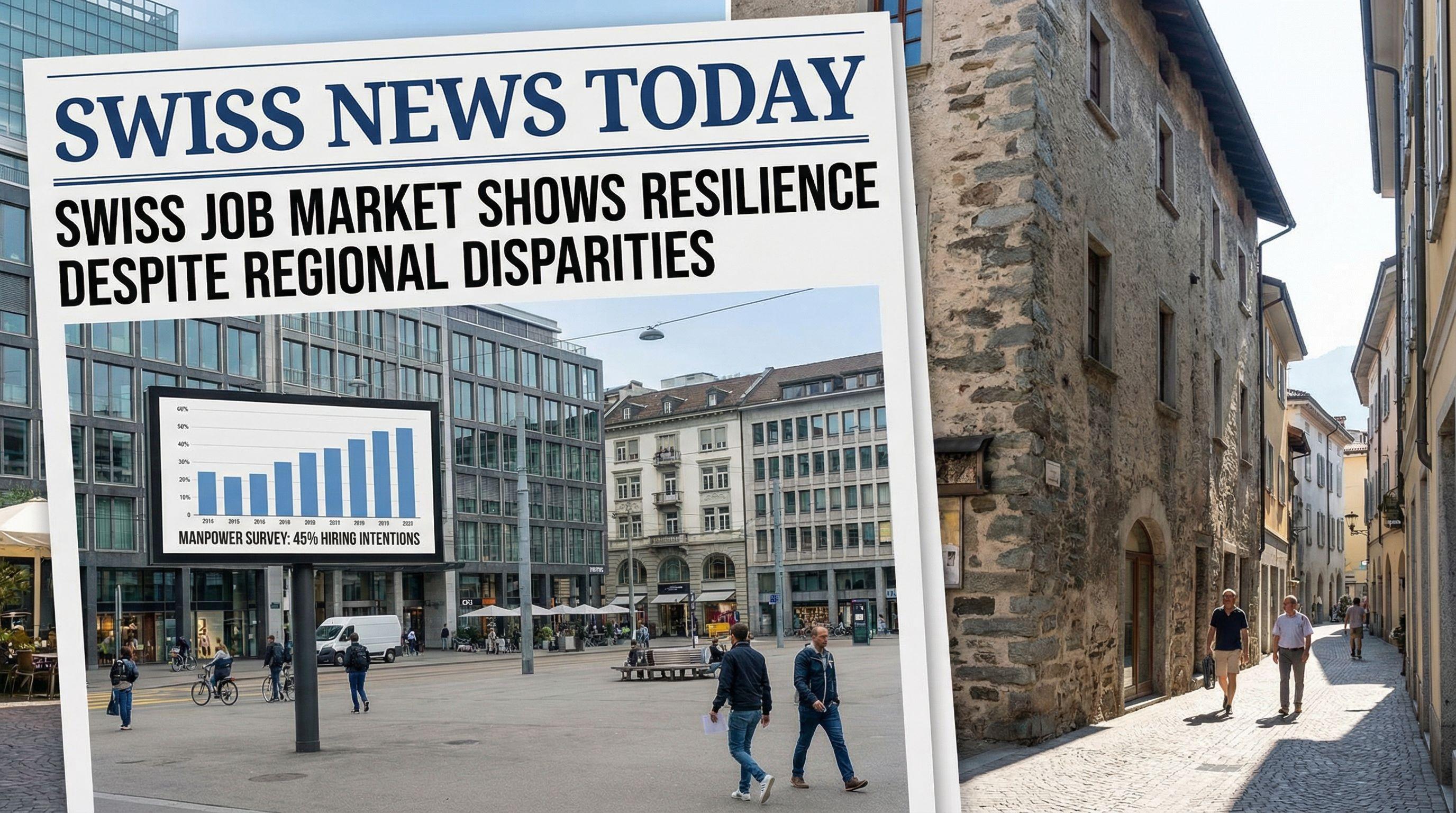 Swiss Job Market Shows Resilience Despite Regional Disparities