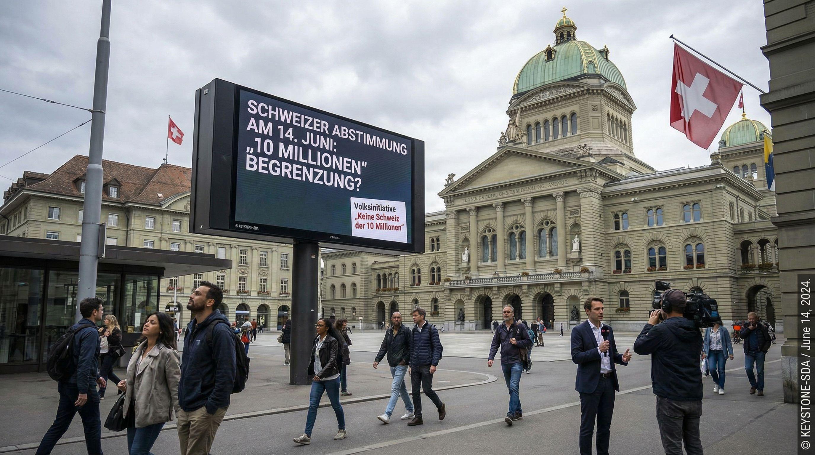 Swiss to Vote on '10 Million' Population Cap in June Referendum