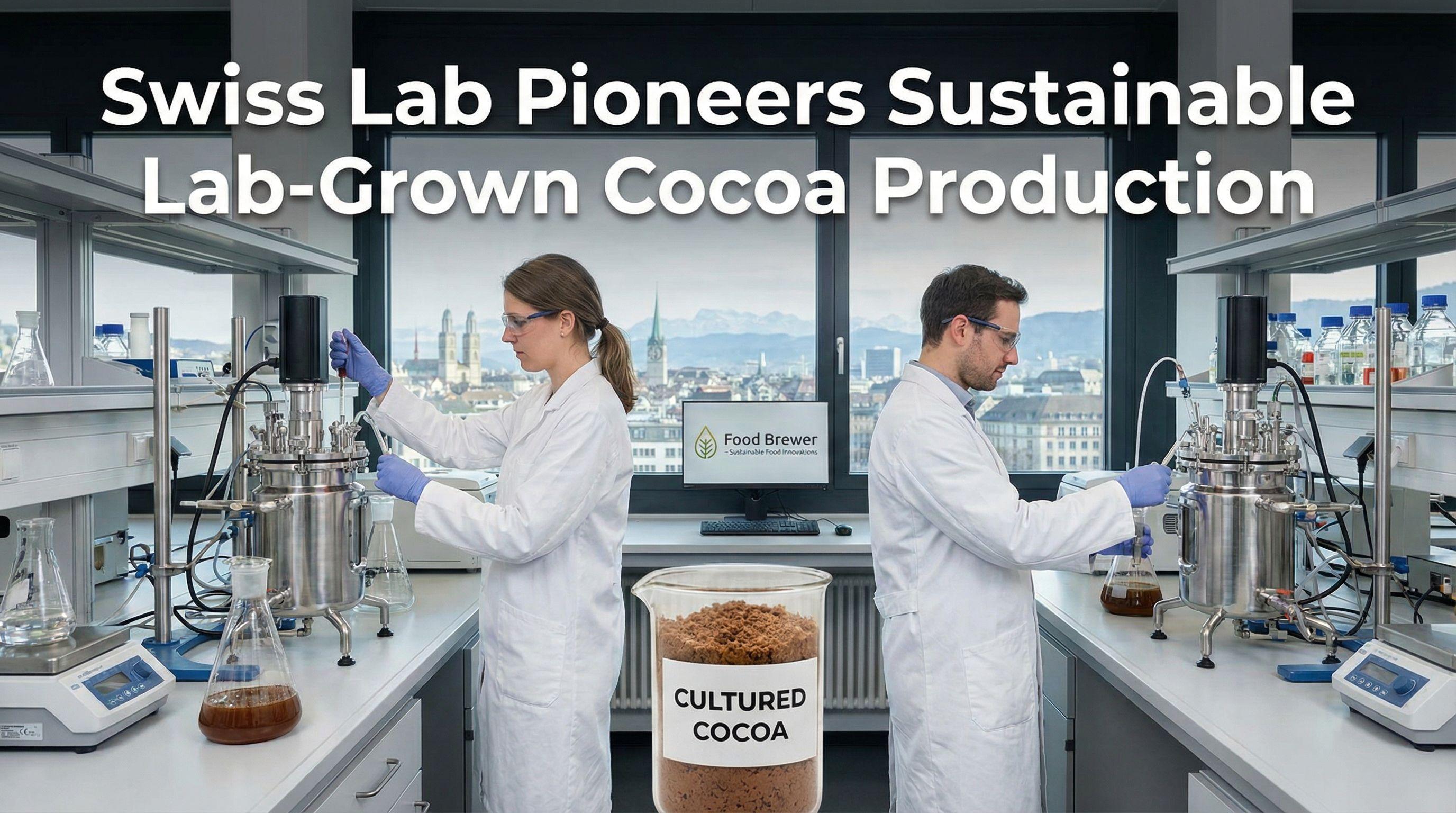 Swiss Lab Pioneers Sustainable Lab-Grown Cocoa Production
