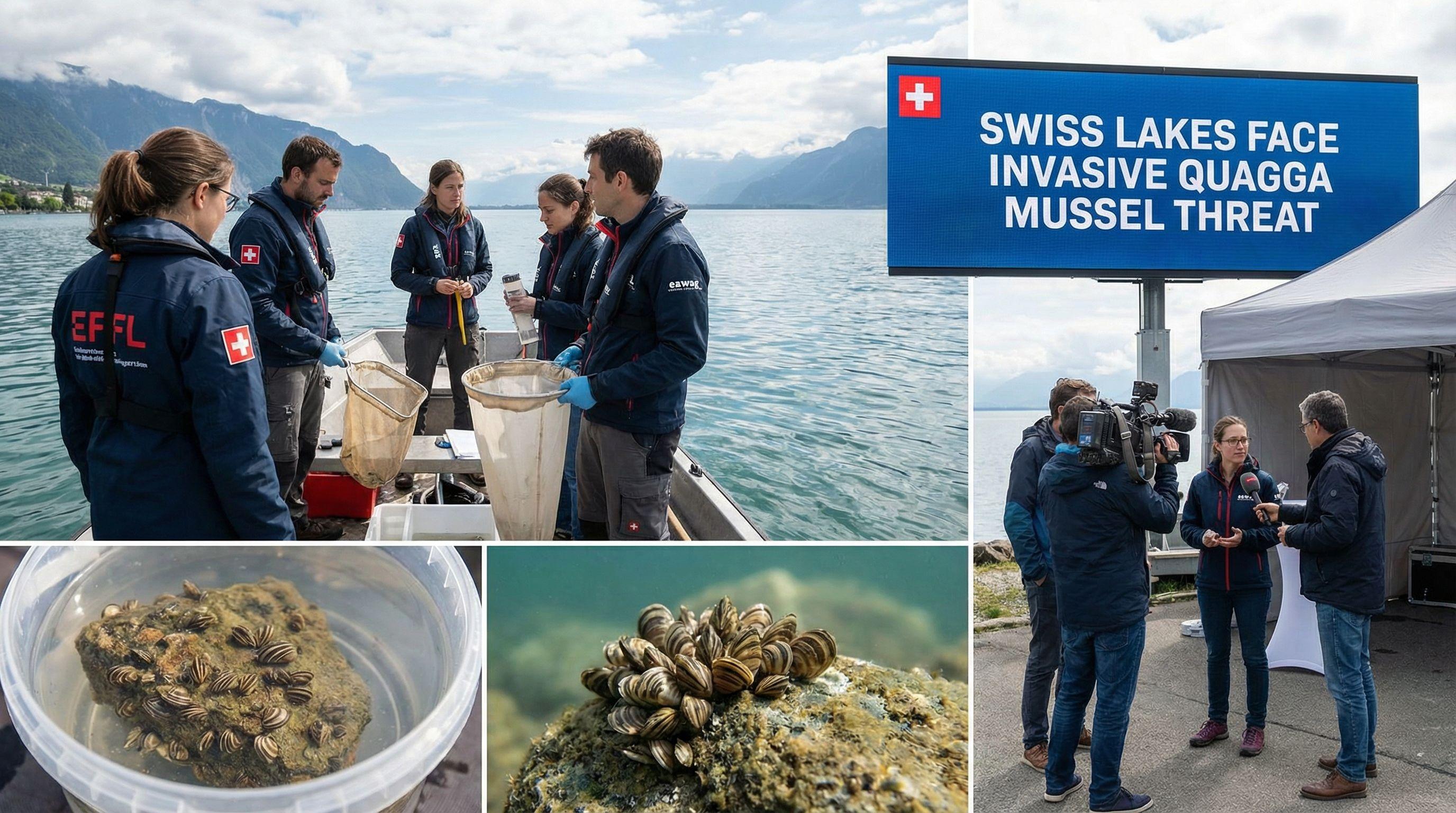 Swiss Lakes Face Invasive Quagga Mussel Threat