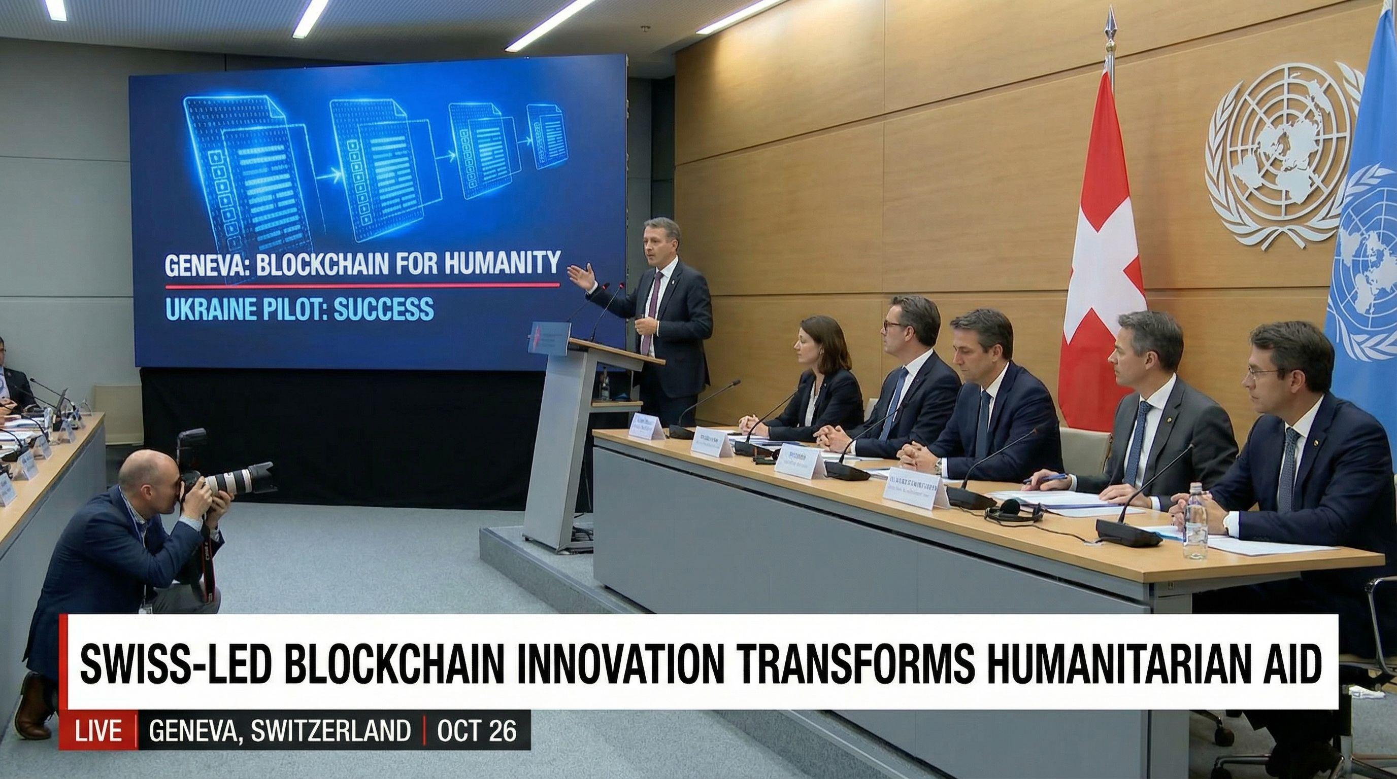 Swiss-Led Blockchain Innovation Transforms Humanitarian Aid