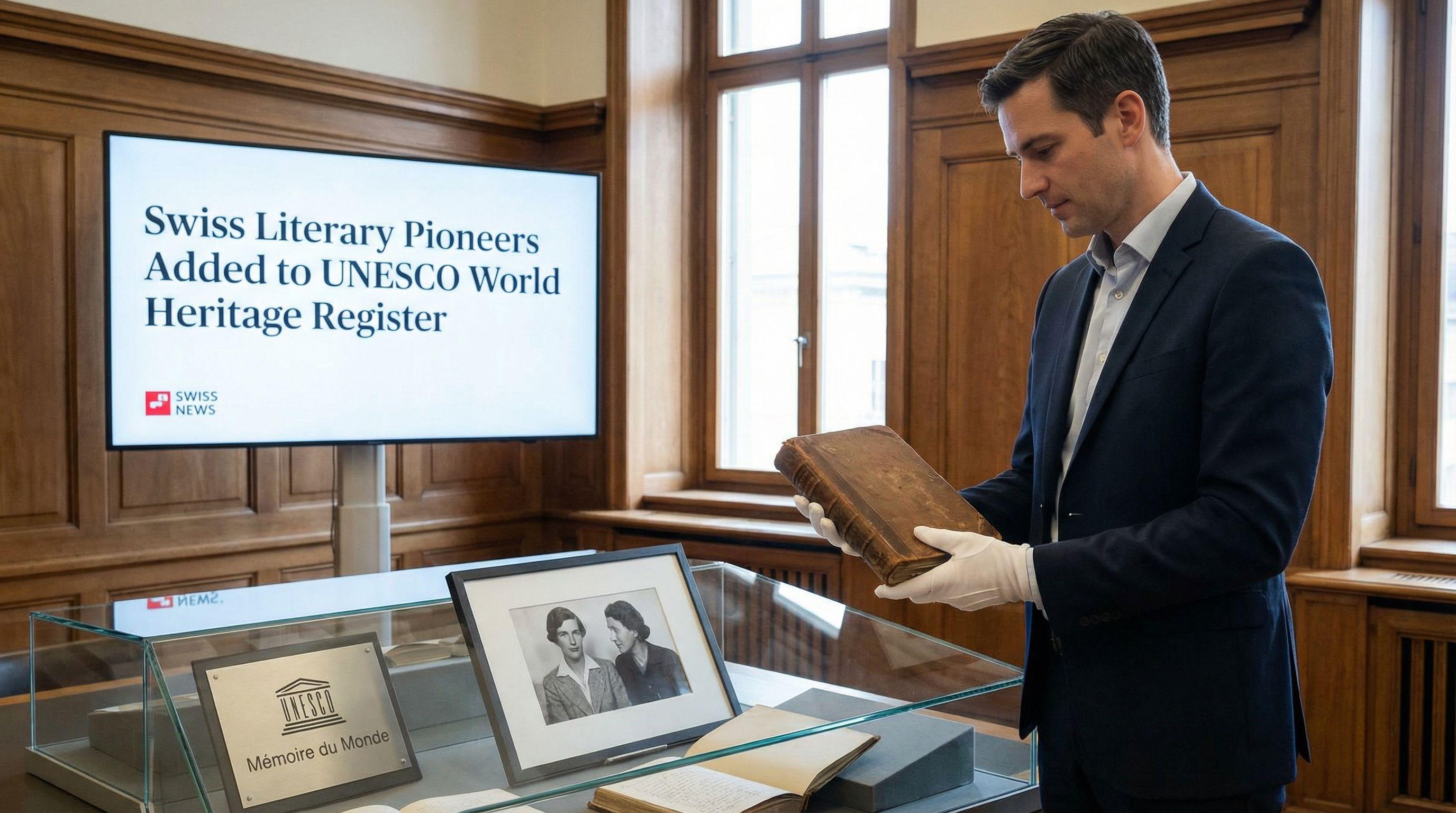 Swiss Literary Pioneers Added to UNESCO World Heritage Register