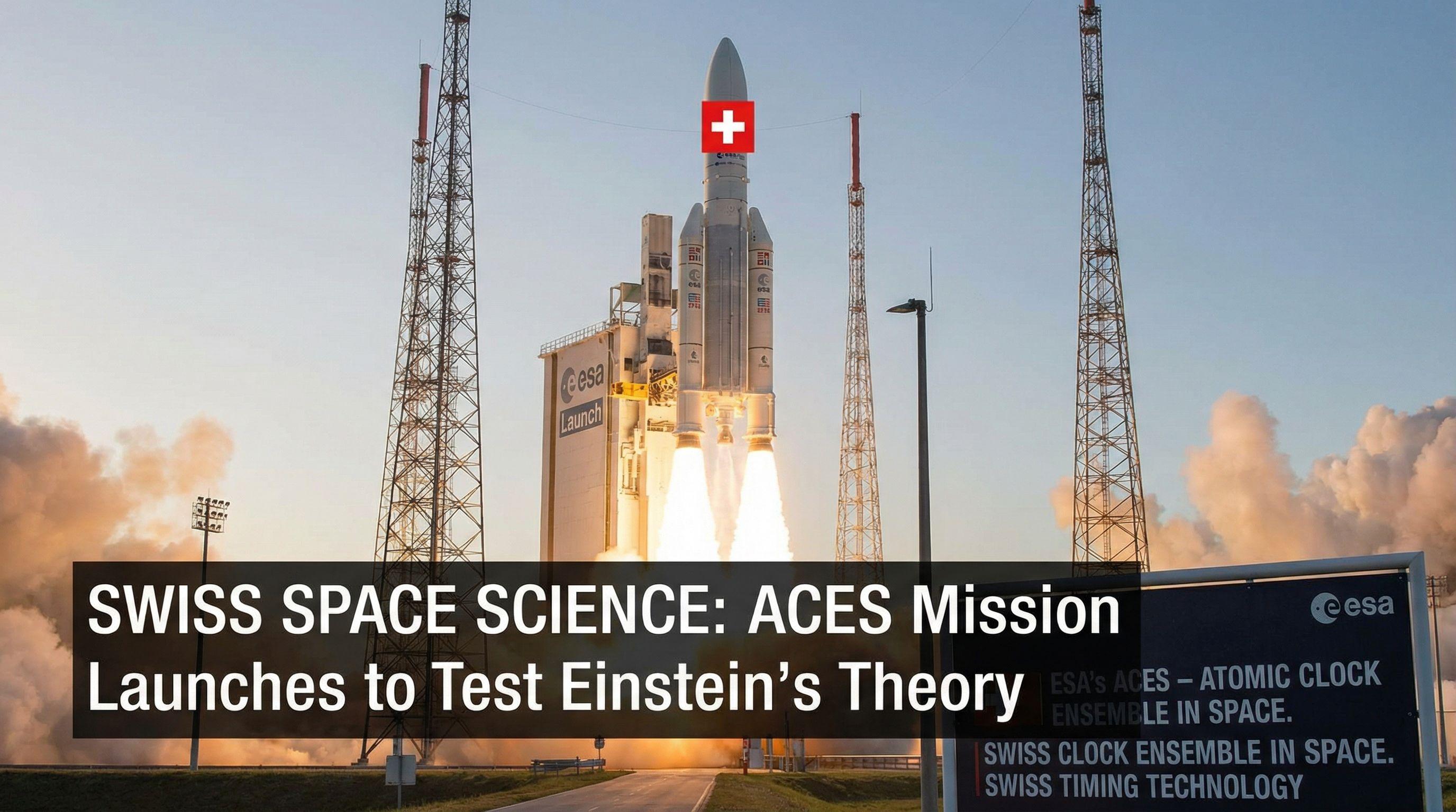 Swiss-Made Atomic Clock Launches to Test Einstein's Theory in Space