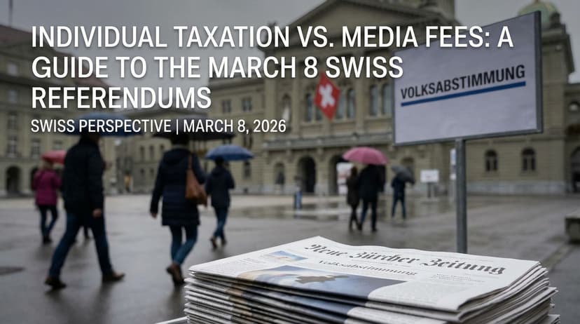 Individual Taxation vs. Media Fees: A Guide to the March 8 Swiss Referendums