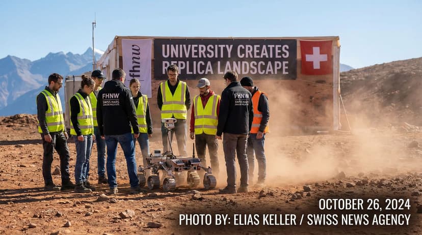 Swiss Mars Testing Ground: University Creates Replica Landscape