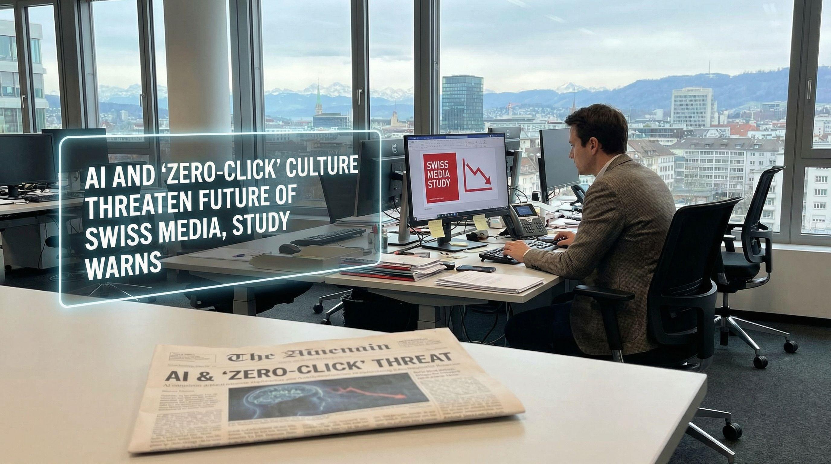 AI and 'Zero-Click' Culture Threaten Future of Swiss Media, Study Warns