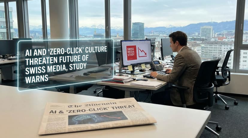AI and 'Zero-Click' Culture Threaten Future of Swiss Media, Study Warns