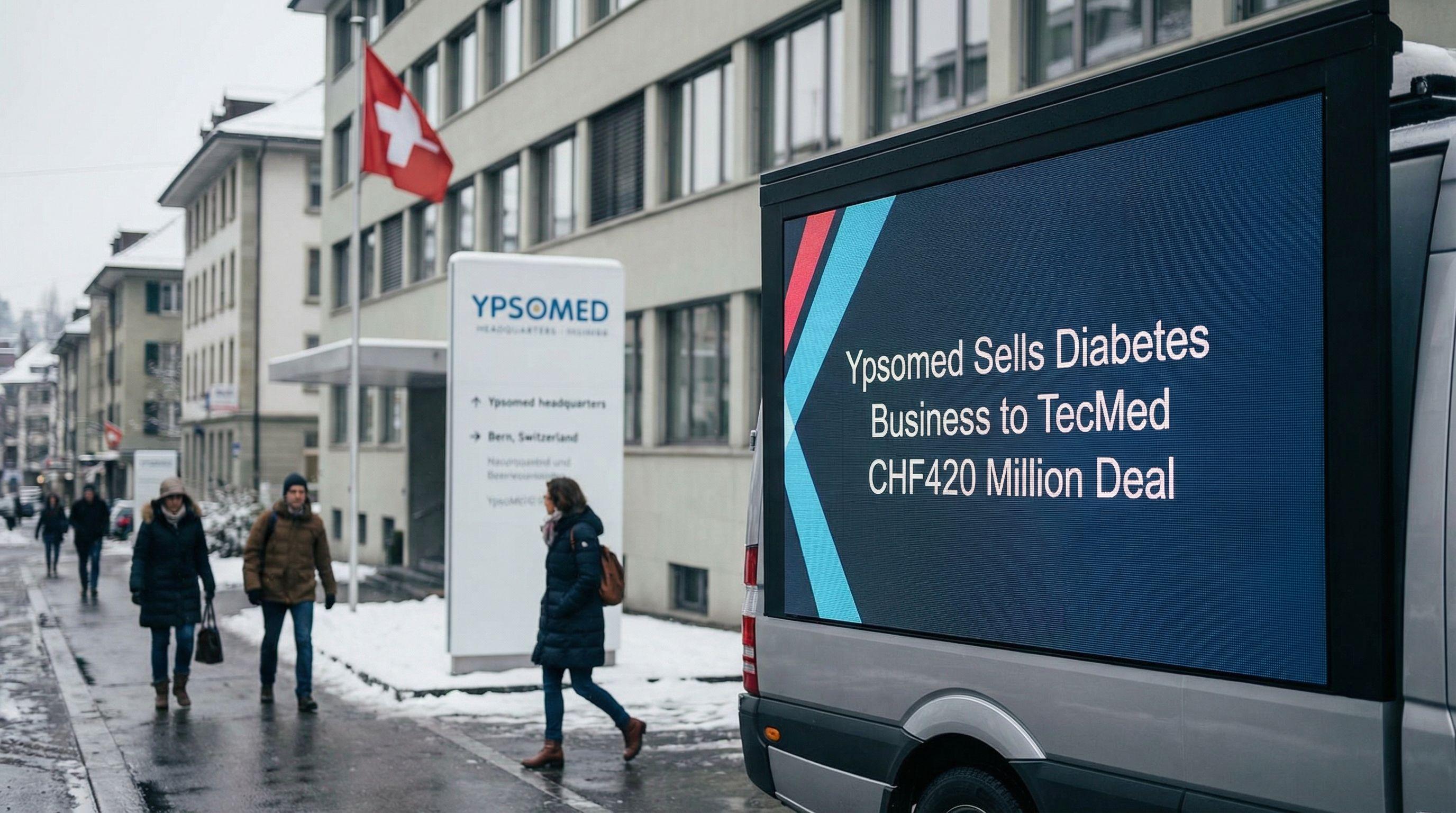 Swiss Medical Device Maker Ypsomed Sells Diabetes Business in CHF420 Million Deal