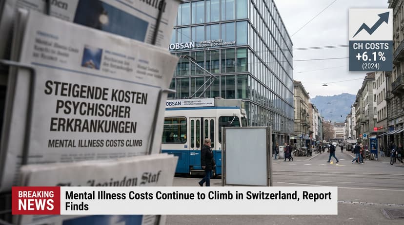 Mental Illness Costs Continue to Climb in Switzerland, Report Finds