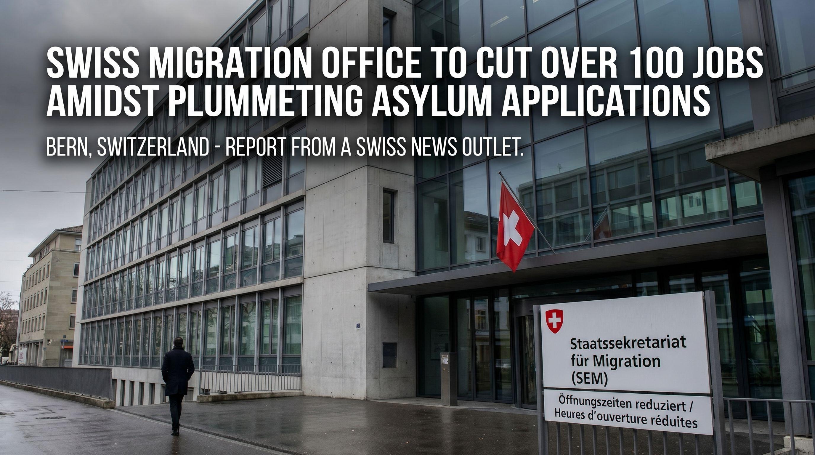 Swiss Migration Office to Cut Over 100 Jobs Amidst Plummeting Asylum Applications