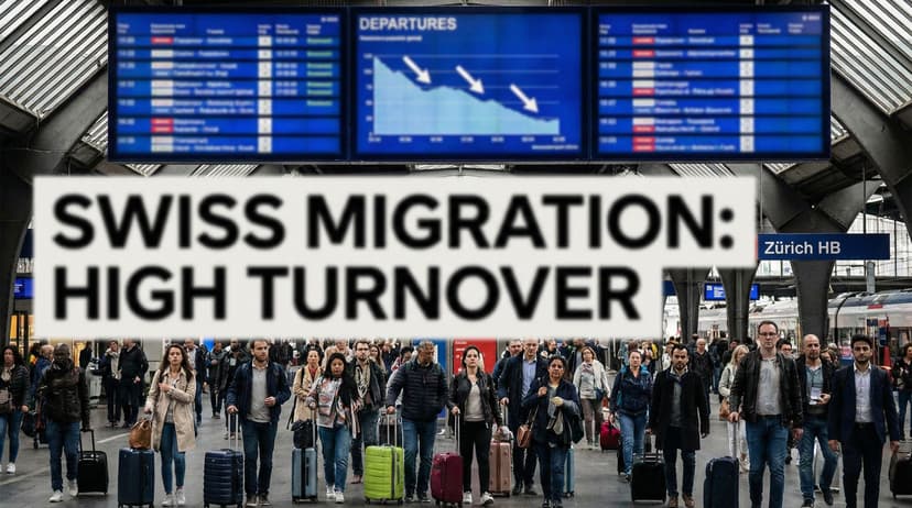 Swiss migration study reveals high turnover rate among foreign residents