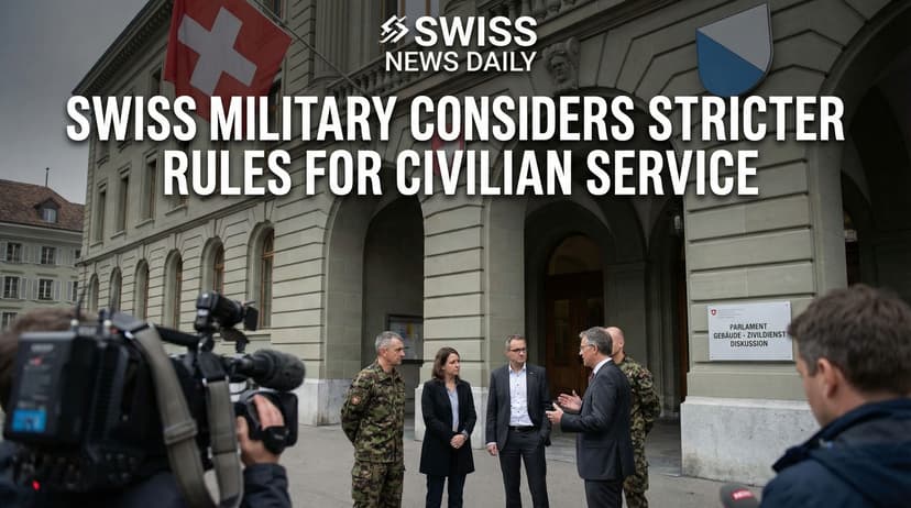 Swiss Military Considers Stricter Rules for Civilian Service