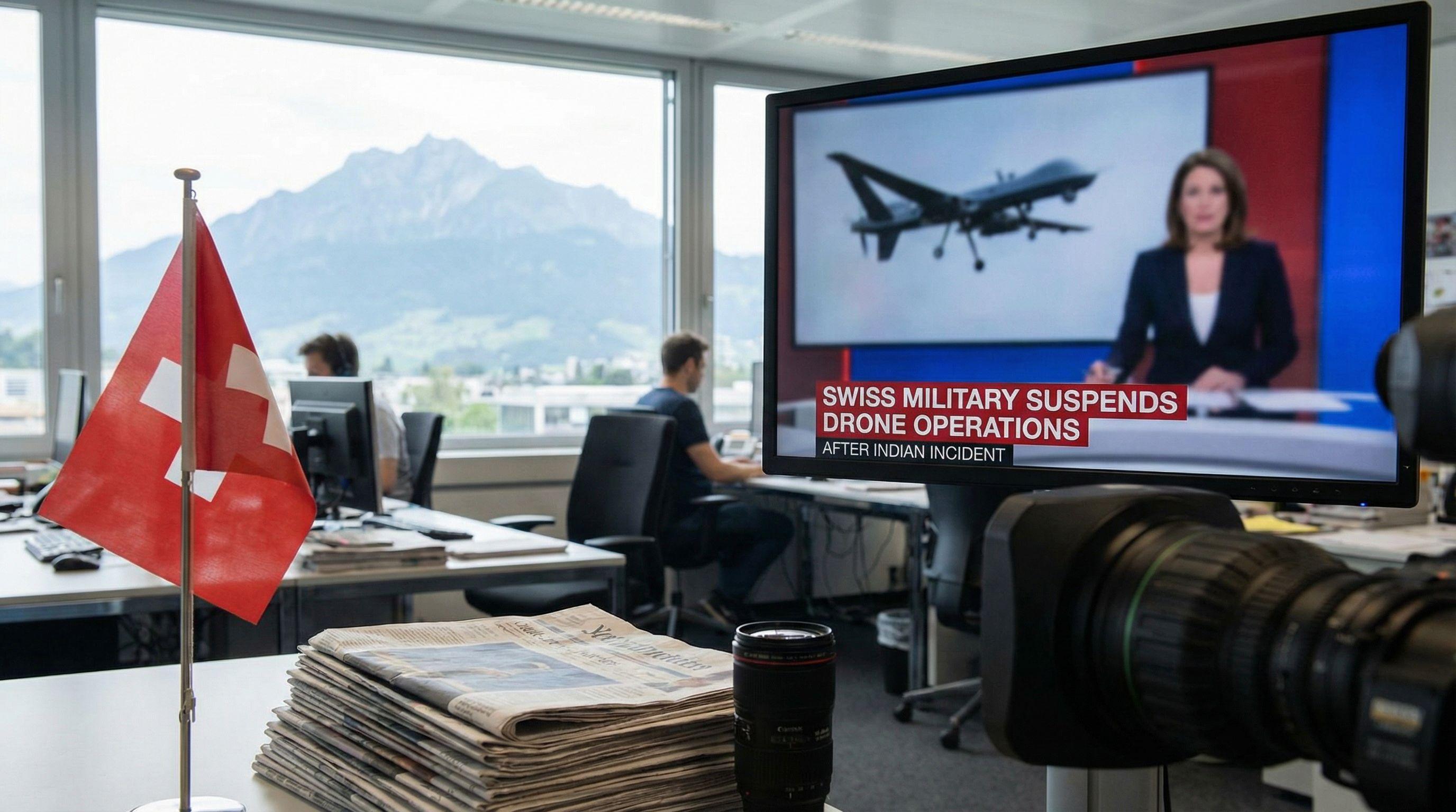 Swiss Military Suspends Drone Operations After Indian Incident