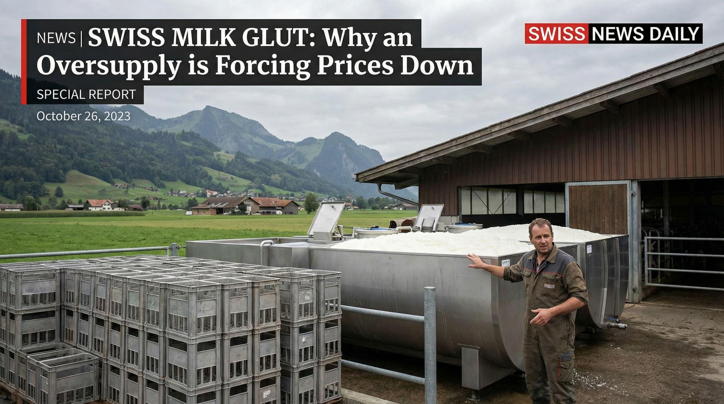 Swiss Milk Glut: Why an Oversupply is Forcing Prices Down