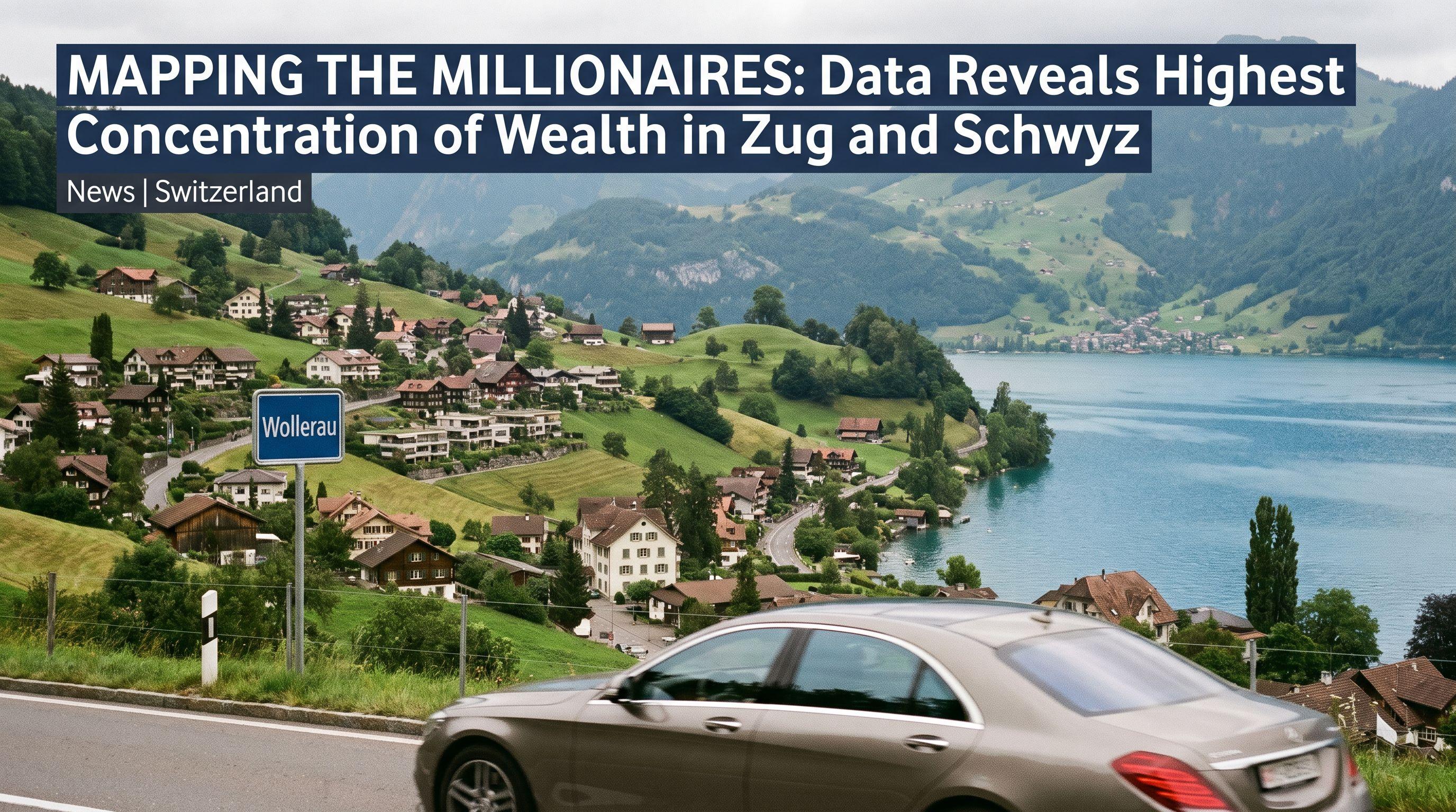 Mapping the Millionaires: Data Reveals Highest Concentration of Wealth in Zug and Schwyz