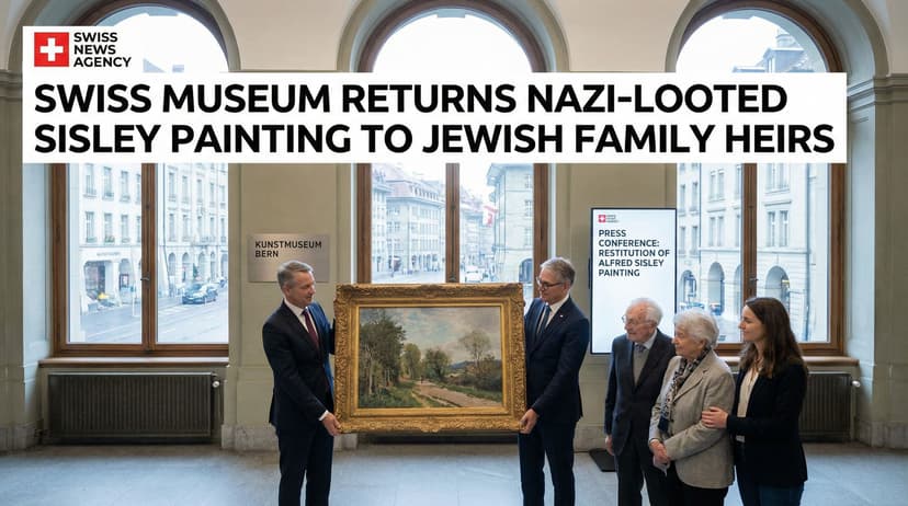 Swiss Museum Returns Nazi-Looted Sisley Painting to Jewish Family Heirs