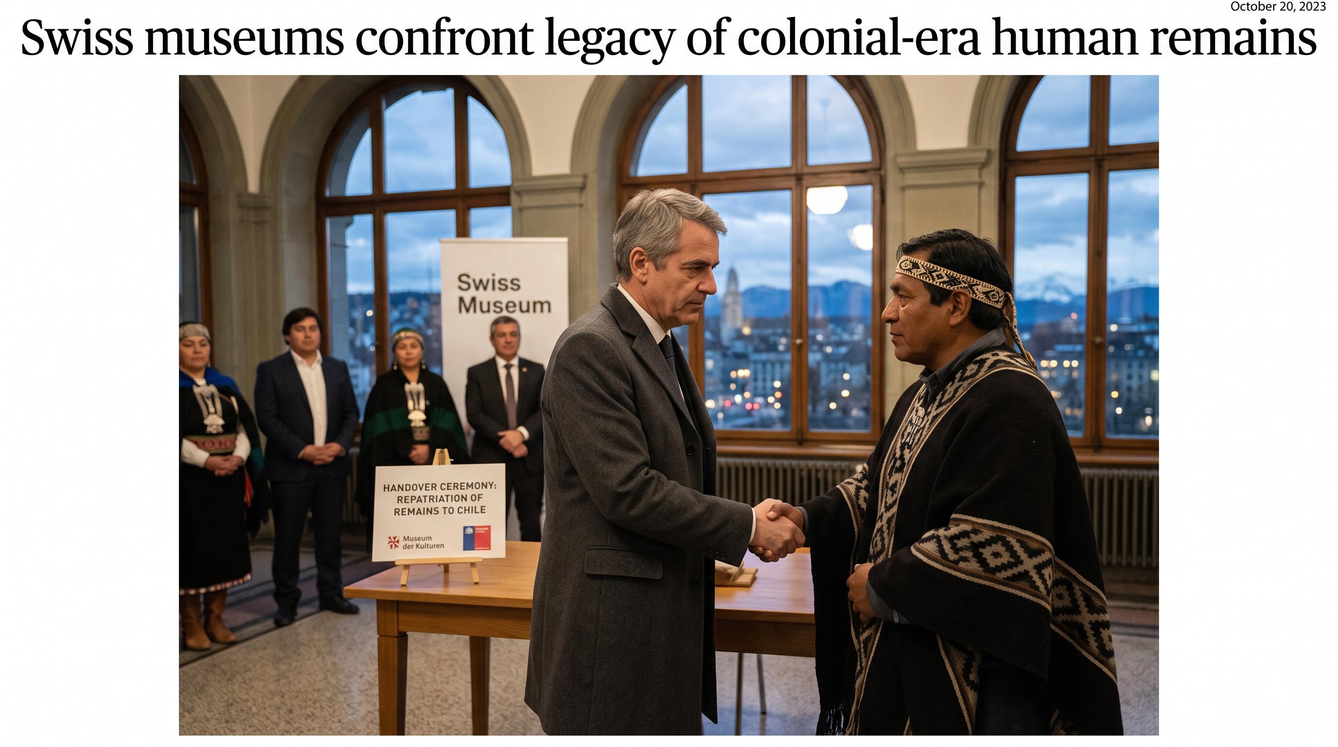 Swiss museums confront legacy of colonial-era human remains