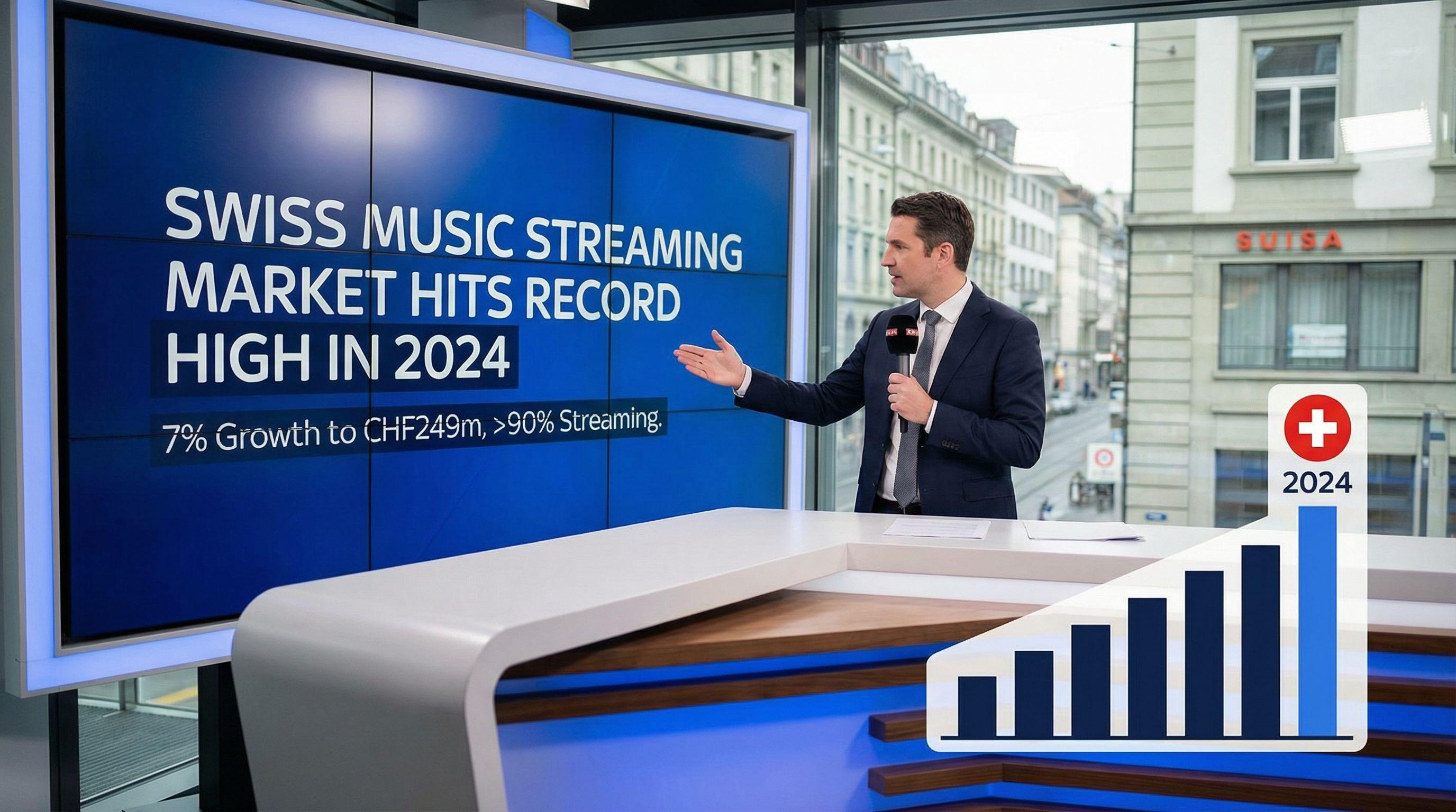 Swiss Music Streaming Market Hits Record High in 2024
