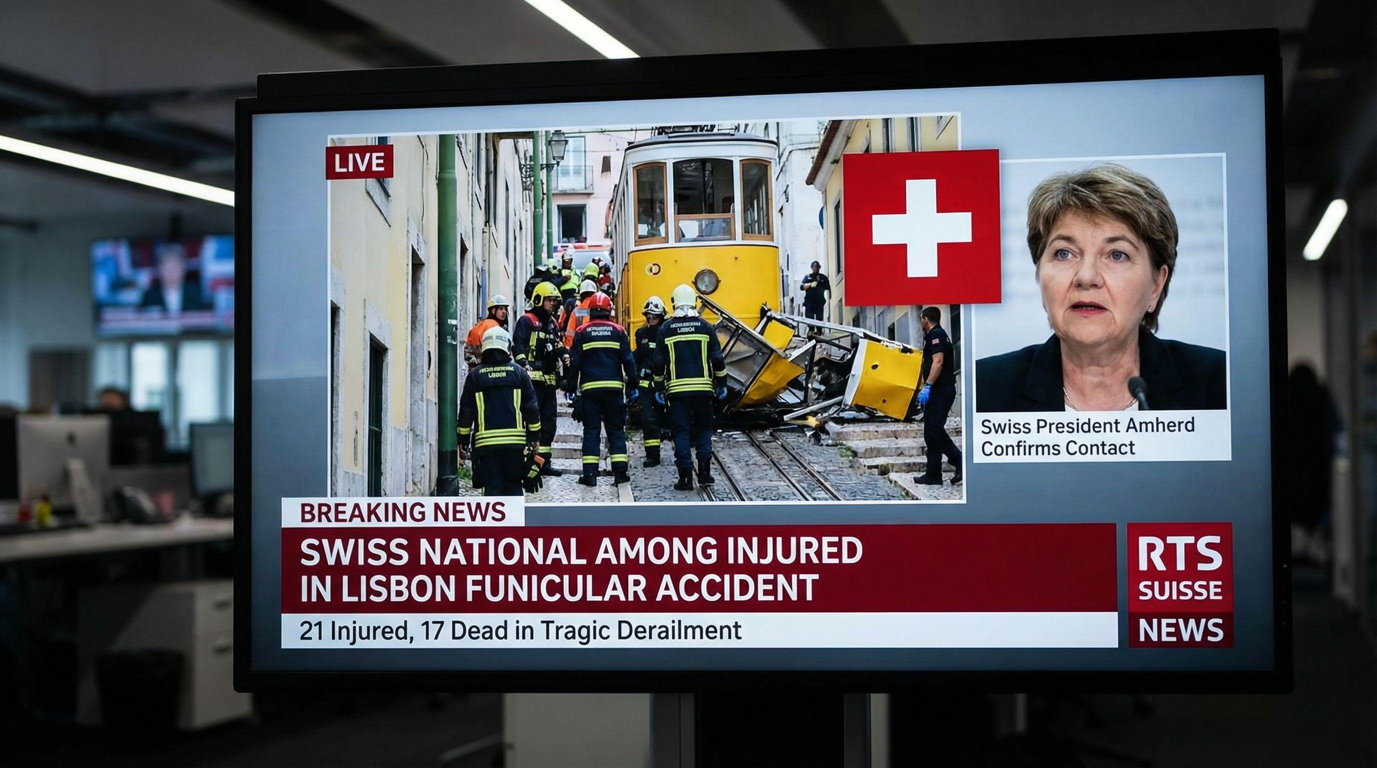 Swiss National Among Injured in Lisbon Funicular Accident