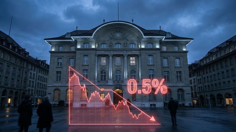 Swiss National Bank Makes Historic 0.5% Rate Cut