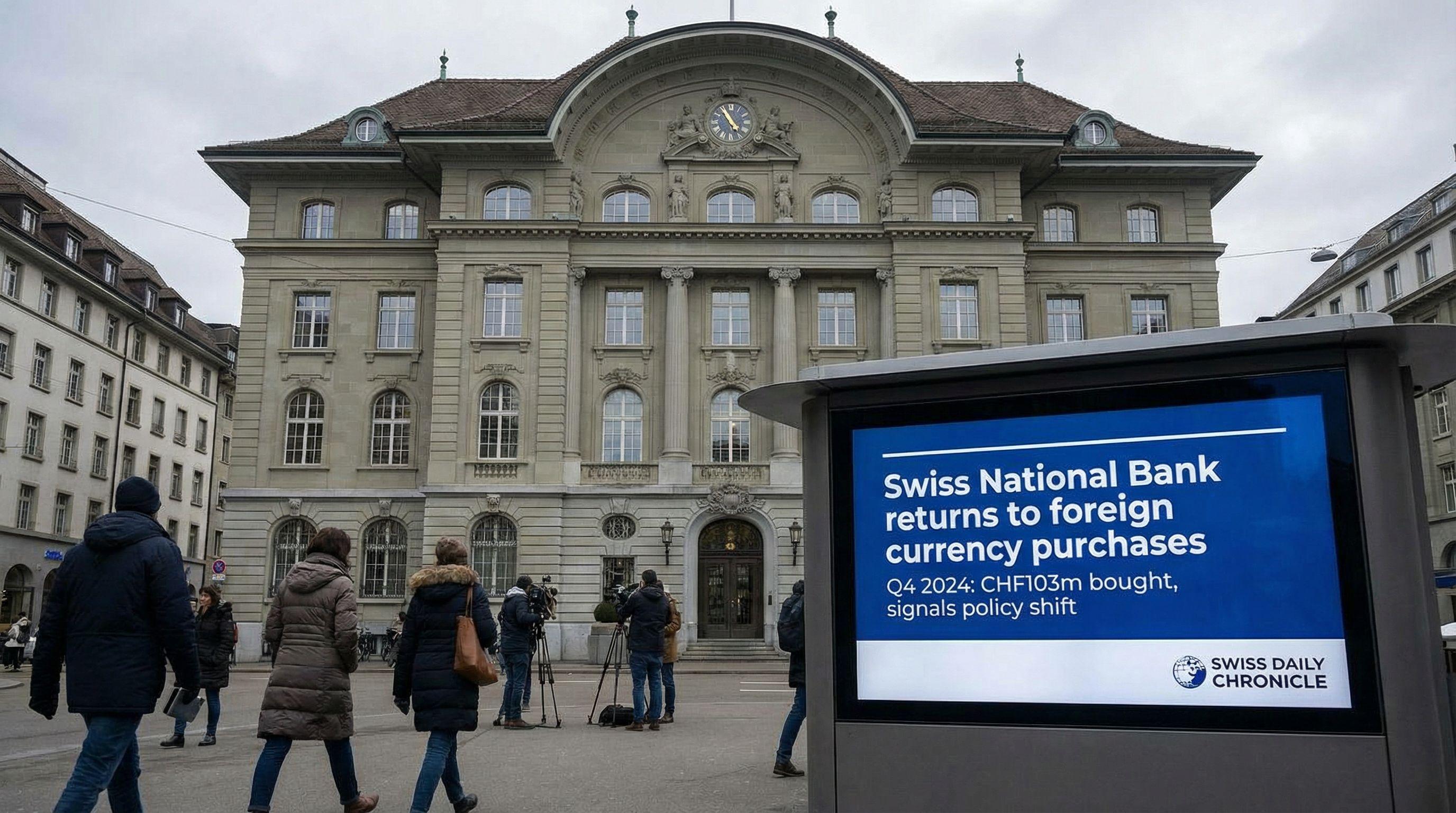 Swiss National Bank returns to foreign currency purchases