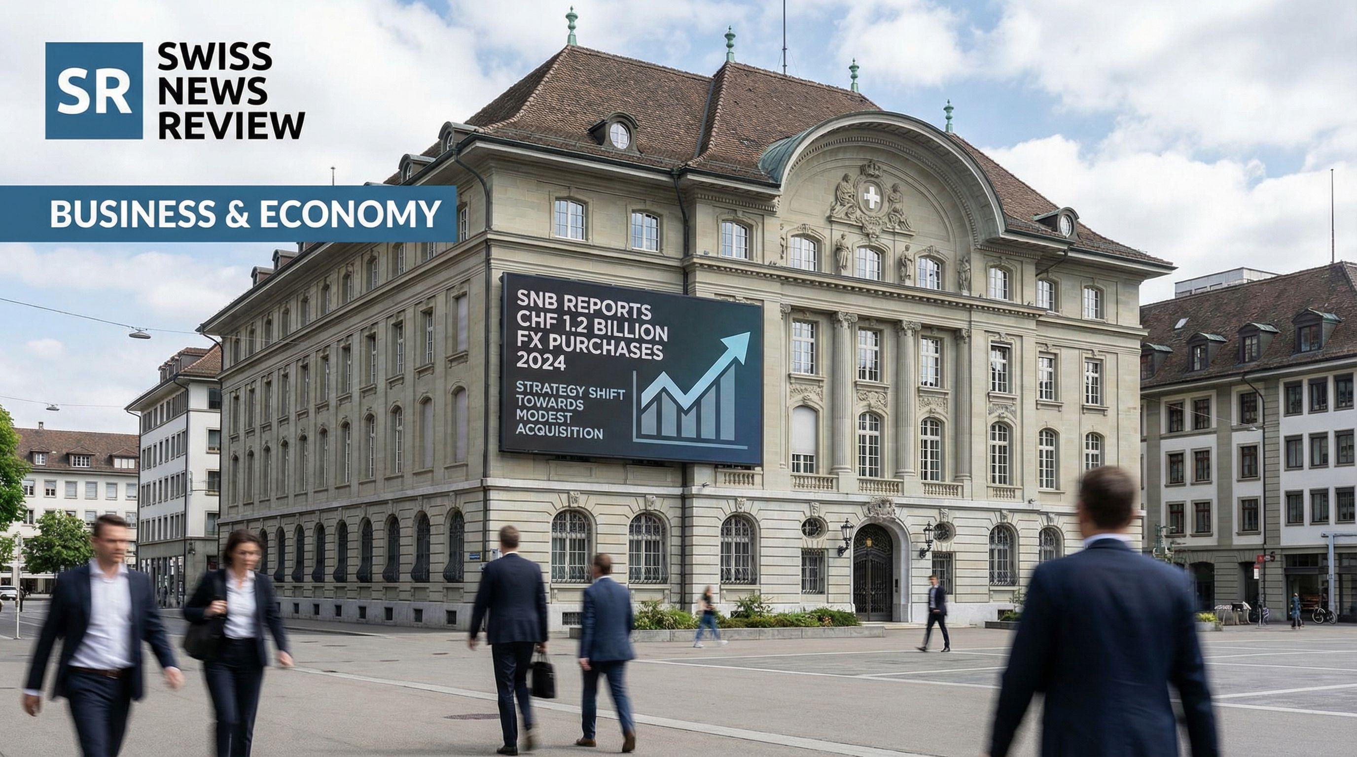 Swiss National Bank Shifts to Modest Foreign Currency Purchases