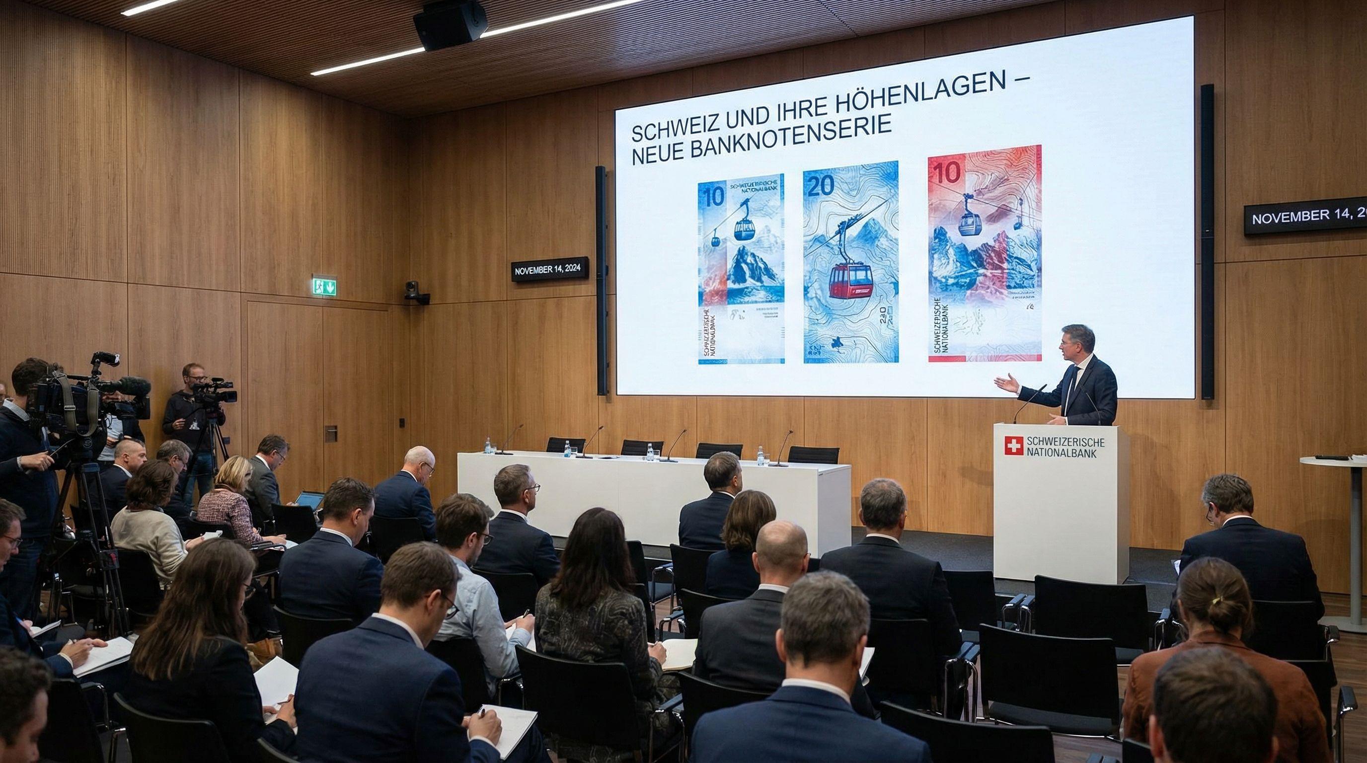 Swiss National Bank Unveils 'Switzerland and its Altitudes' Banknote Designs