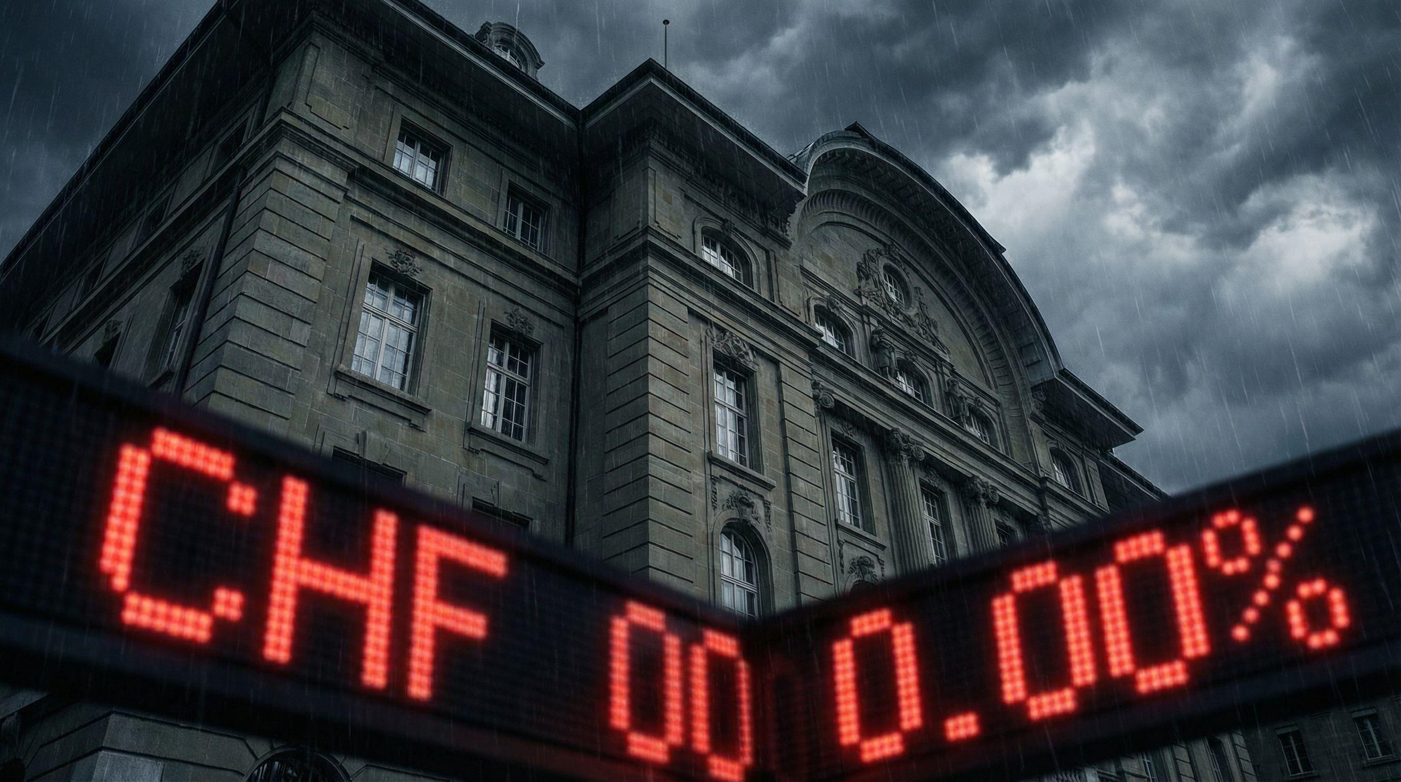 Swiss National Bank Warns Against Return to Negative Rates