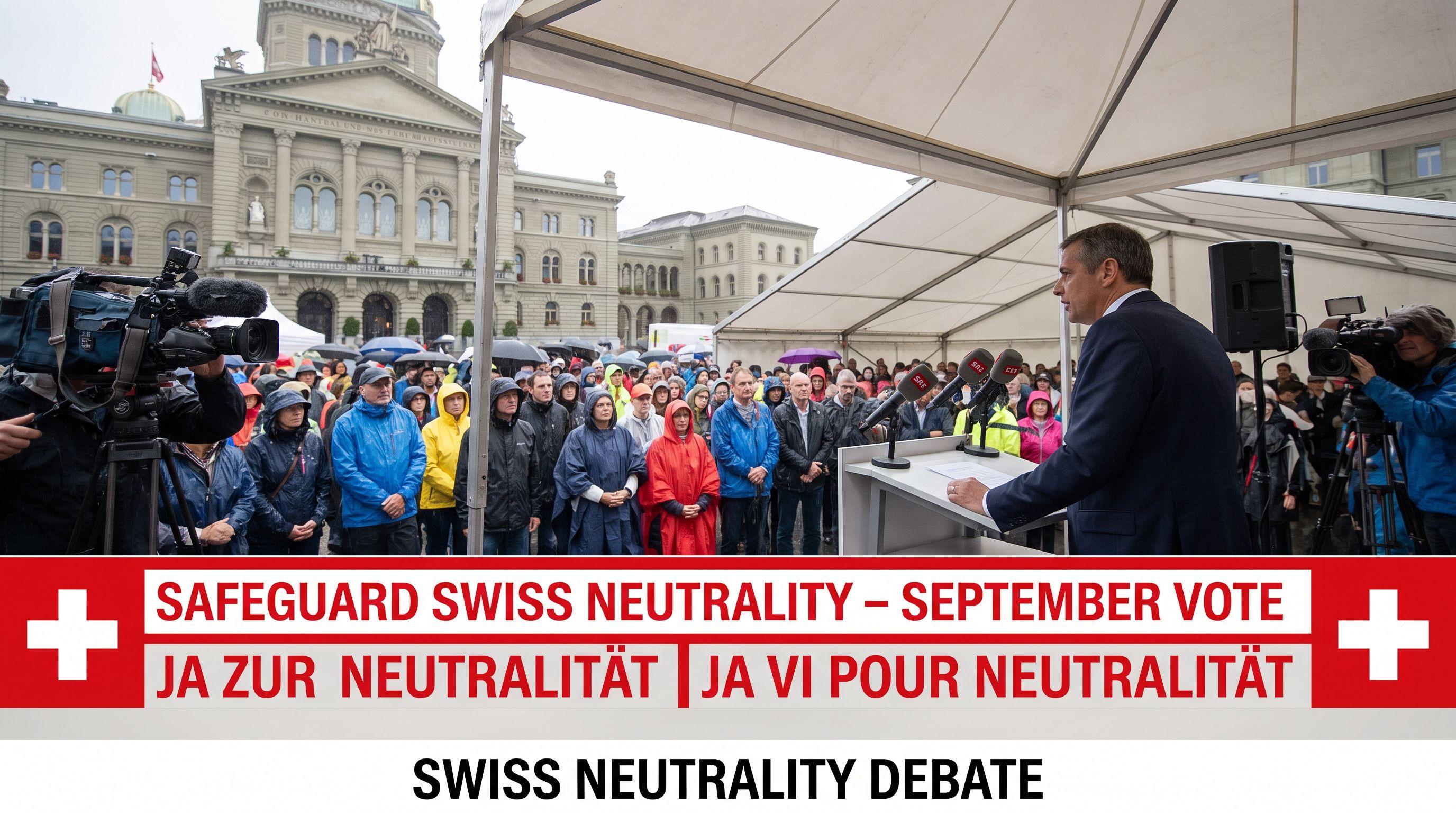Swiss Neutrality Debate Intensifies as Campaign for September Vote Launches