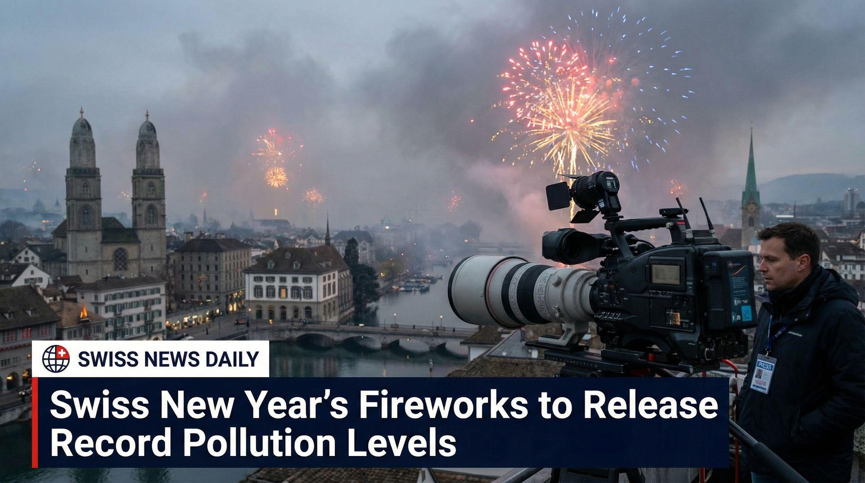 Swiss New Year's Fireworks to Release Record Pollution Levels