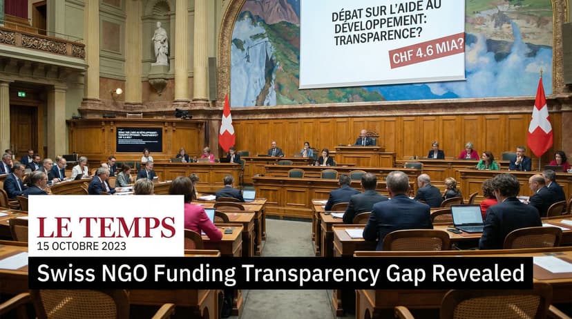 Swiss NGO Funding Transparency Gap Revealed
