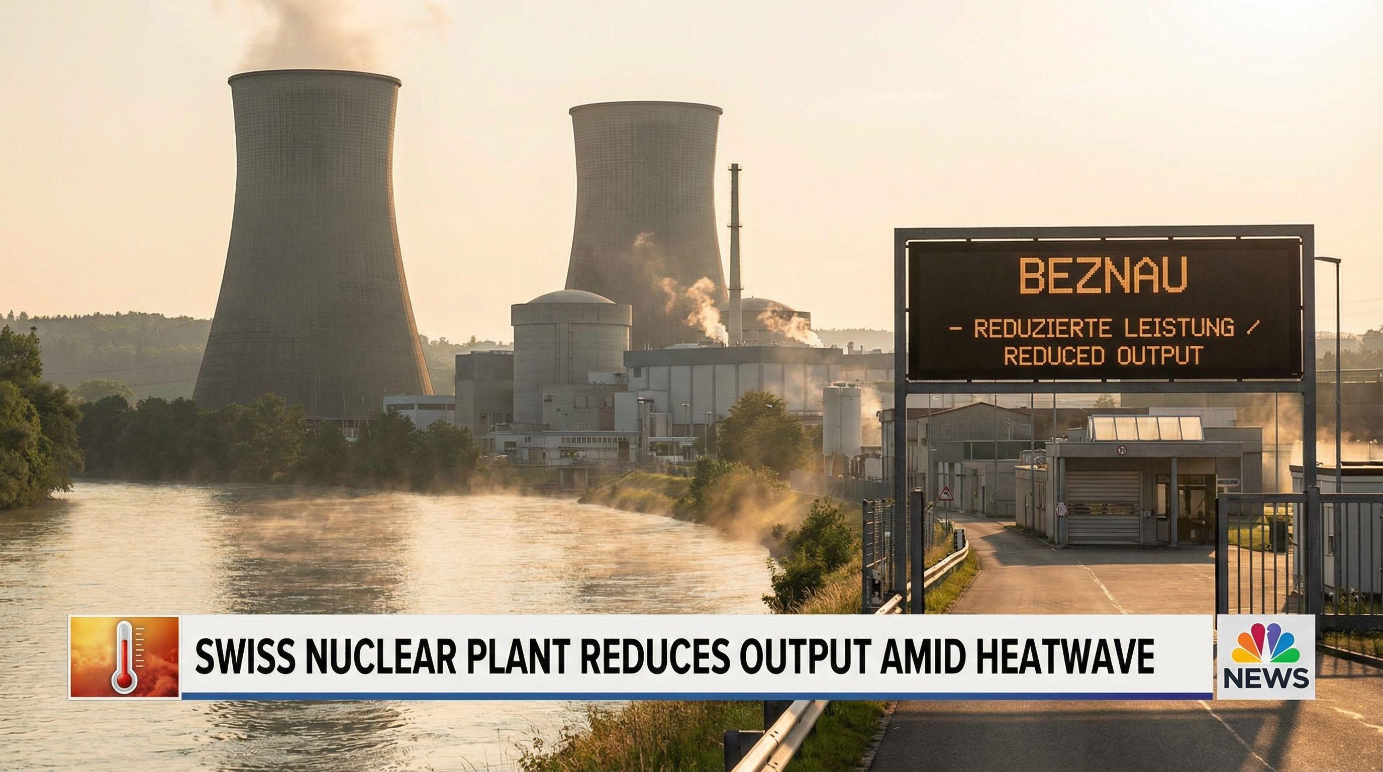 Swiss Nuclear Plant Reduces Output Amid Heatwave