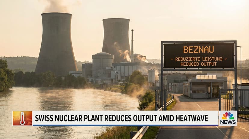 Swiss Nuclear Plant Reduces Output Amid Heatwave