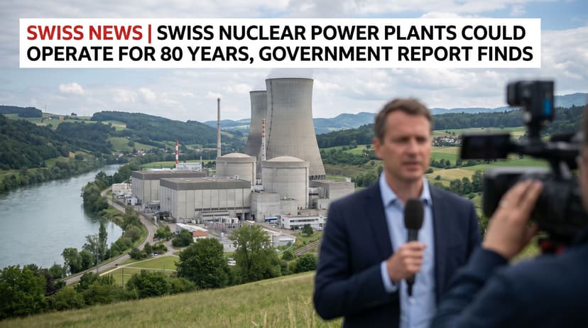 Swiss Nuclear Power Plants Could Operate for 80 Years, Government Report Finds