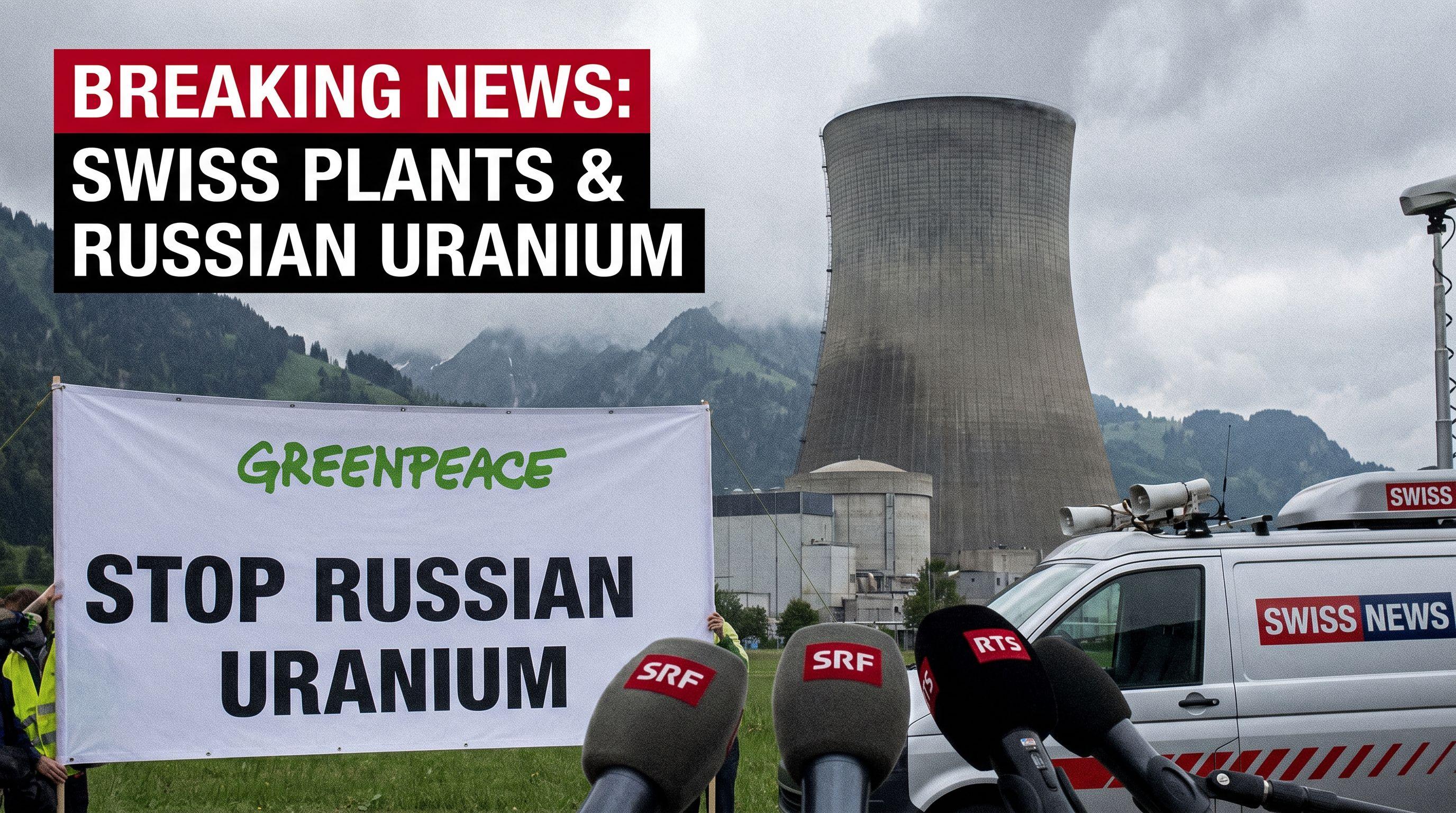 Greenpeace: Swiss Nuclear Plants Still Reliant on Russian Uranium