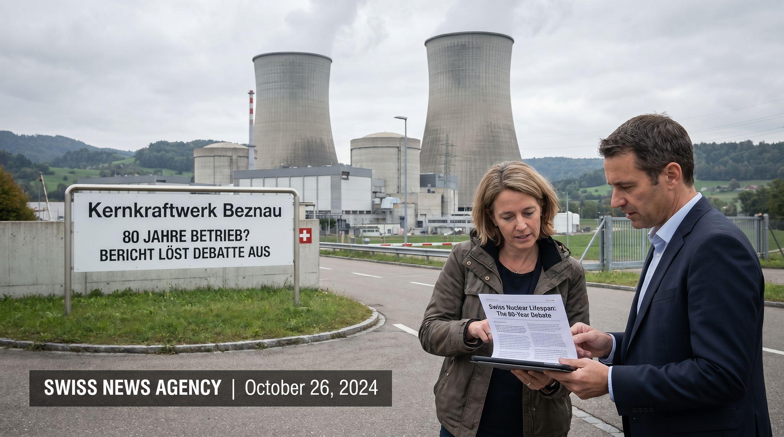An 80-Year Lifespan? New Report Reignites Debate on Swiss Nuclear Power's Future